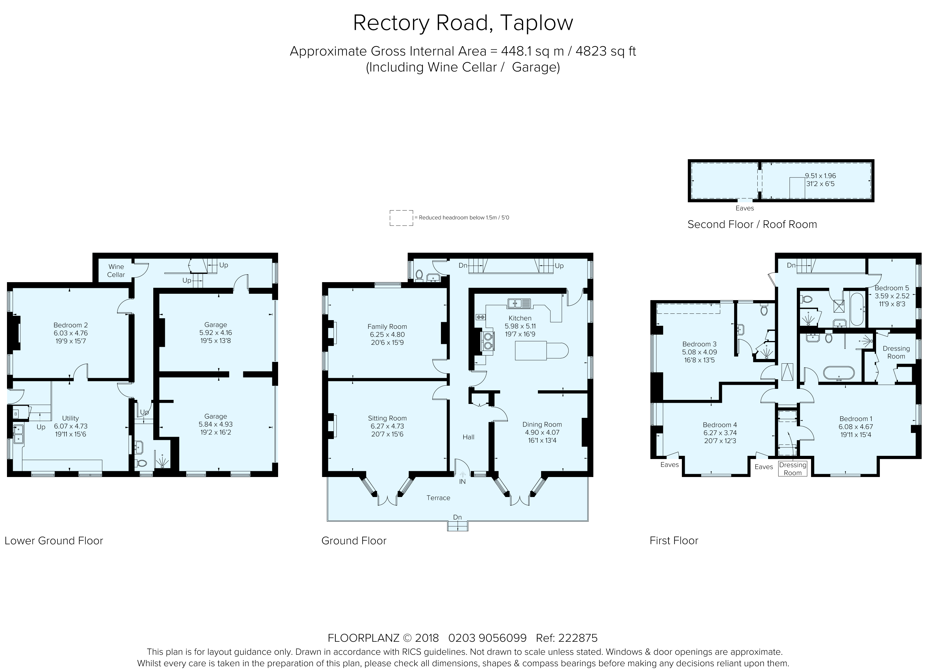5 Bedrooms  to rent in Rectory Road, Taplow, Maidenhead SL6
