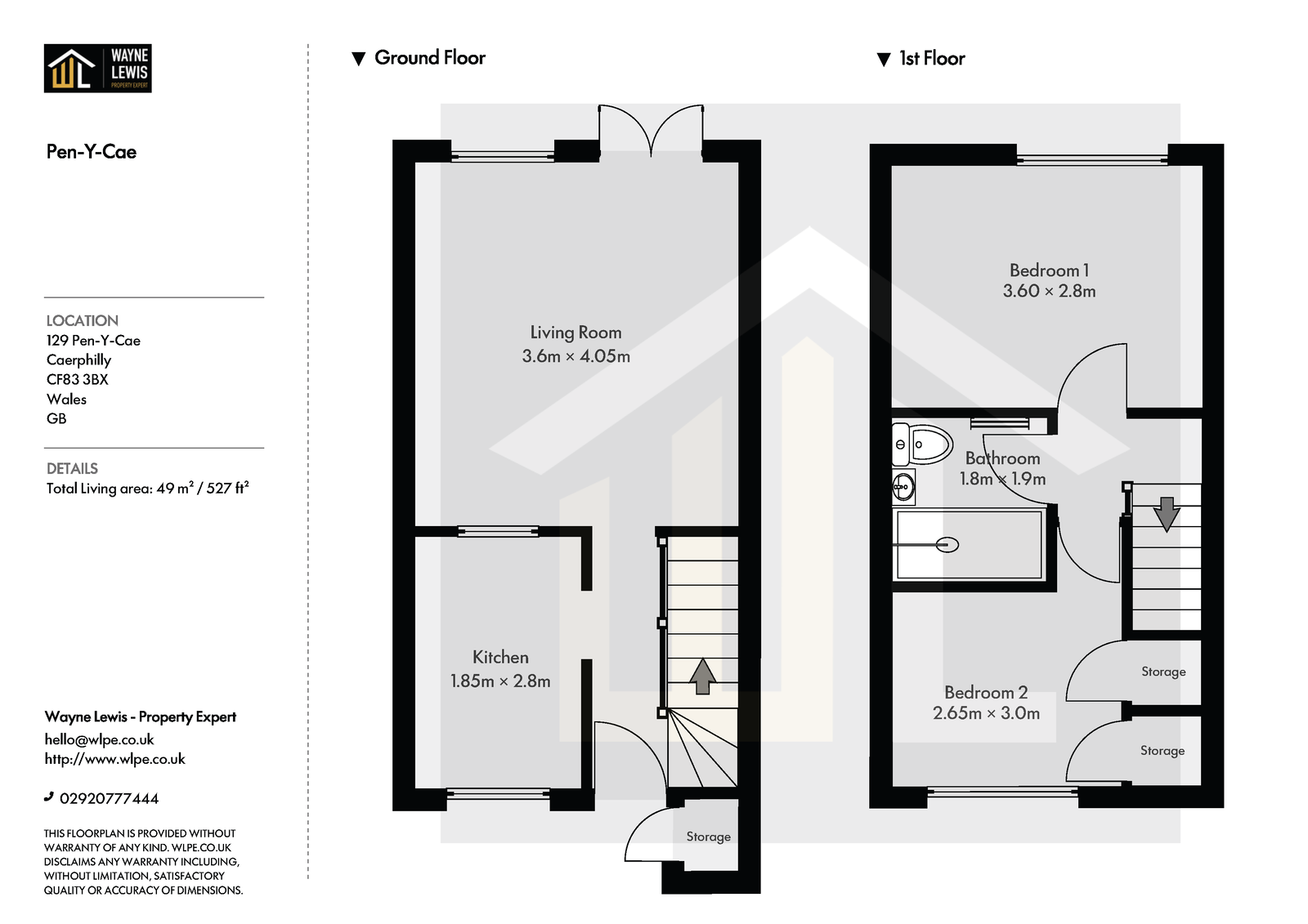 Pen Y Cae, Caerphilly floorplan