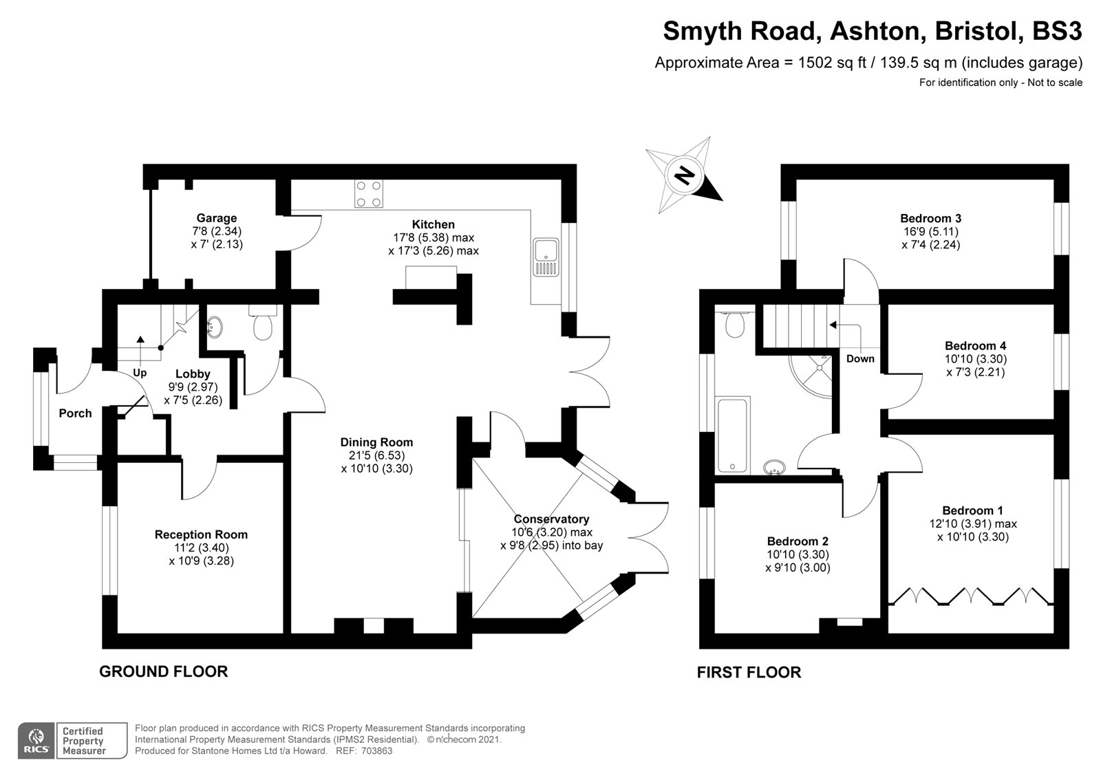 48, Smyth Road, Bristol floorplan