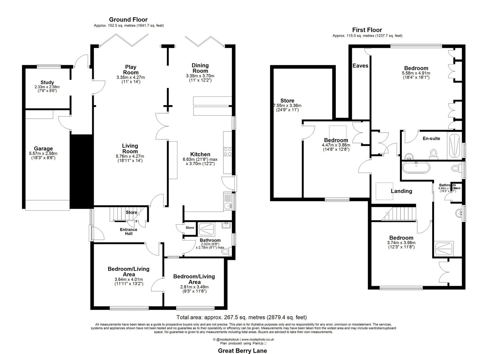125, Great Berry Lane, Basildon floorplan