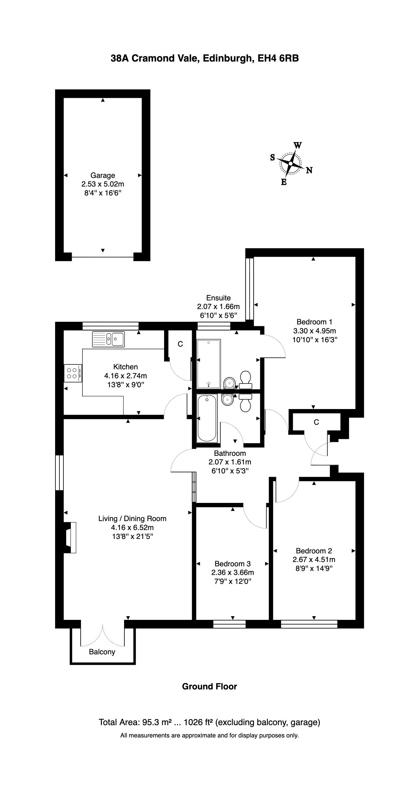 38A, Cramond Vale, Edinburgh floorplan