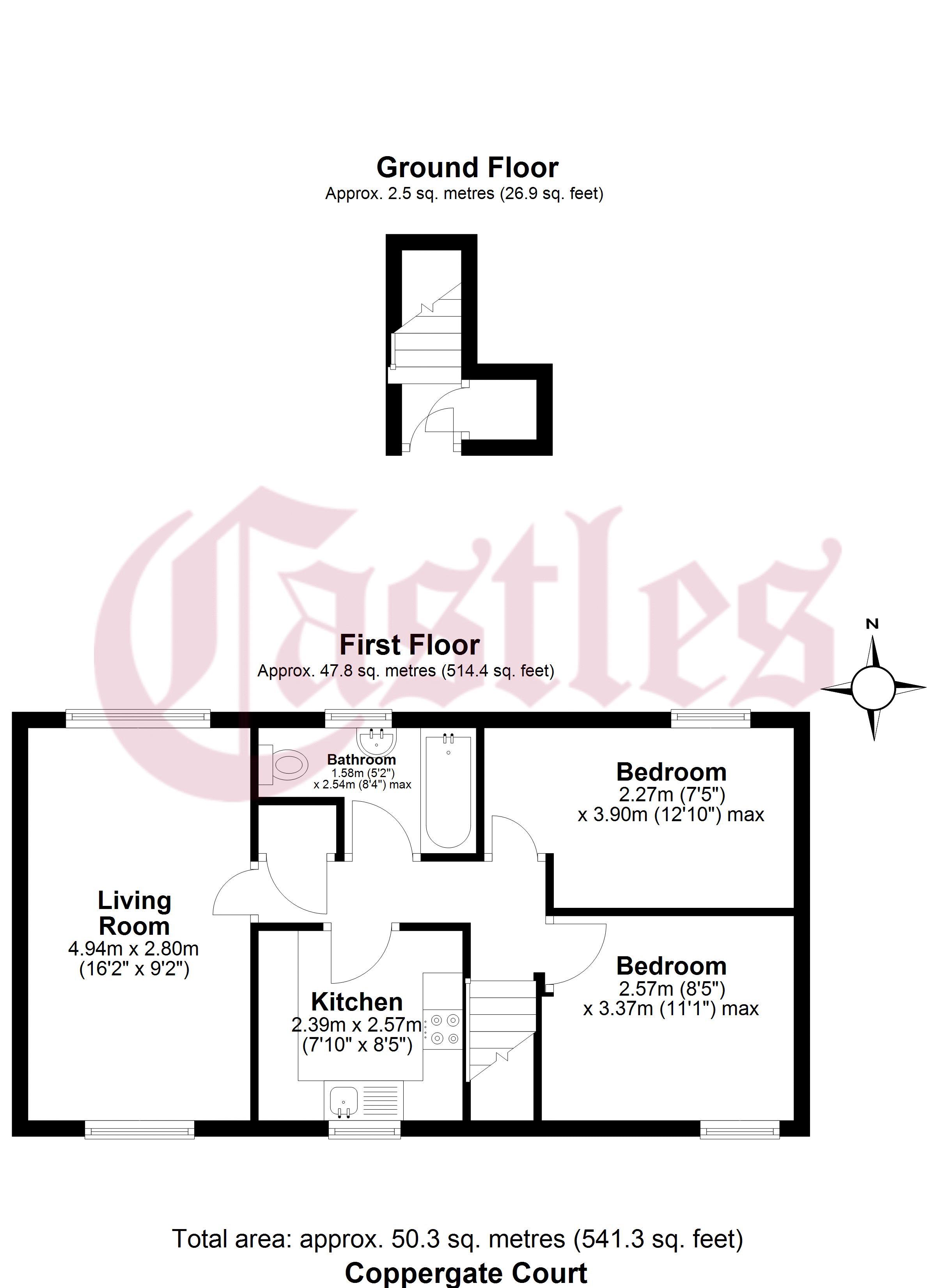 6, Coppergate Court, Waltham Abbey floorplan