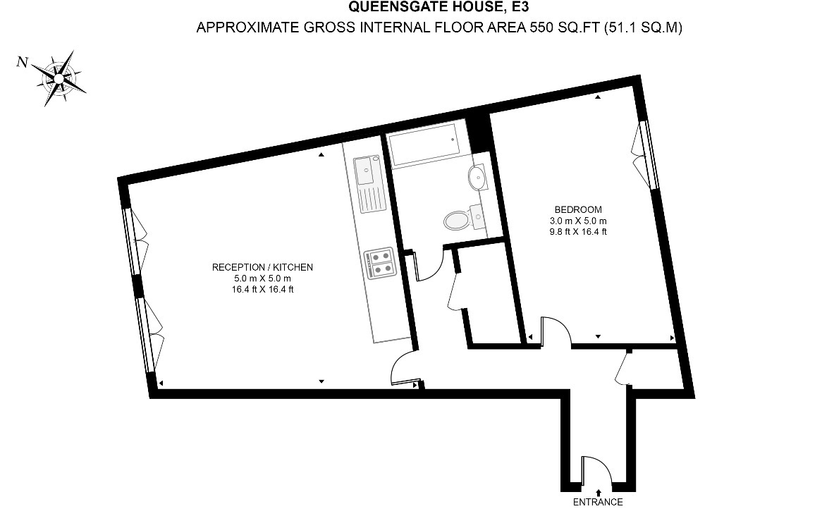 Hereford Road, London floorplan