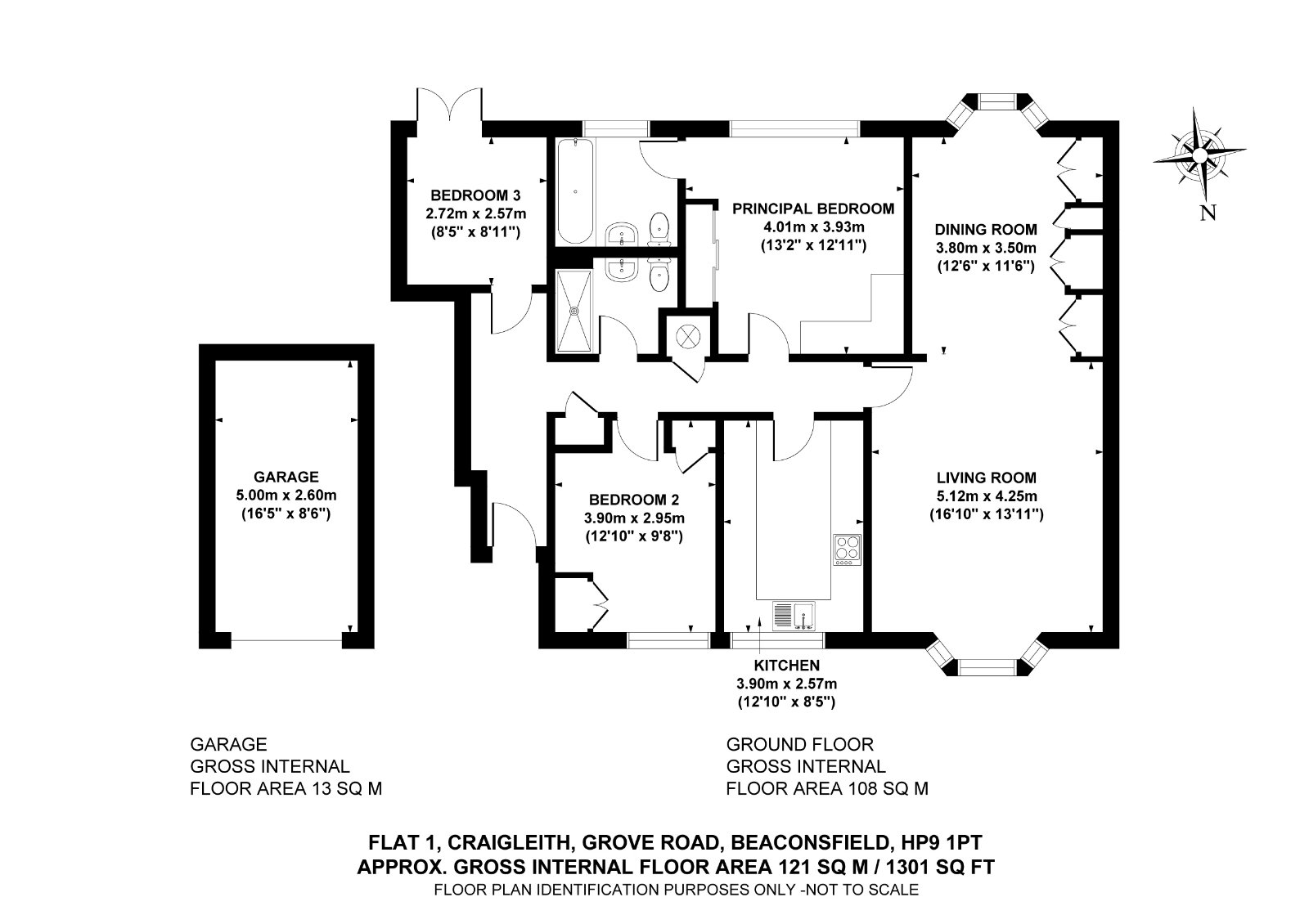 Grove Road, Beaconsfield HP9, 3 bedroom flat for sale 64893037