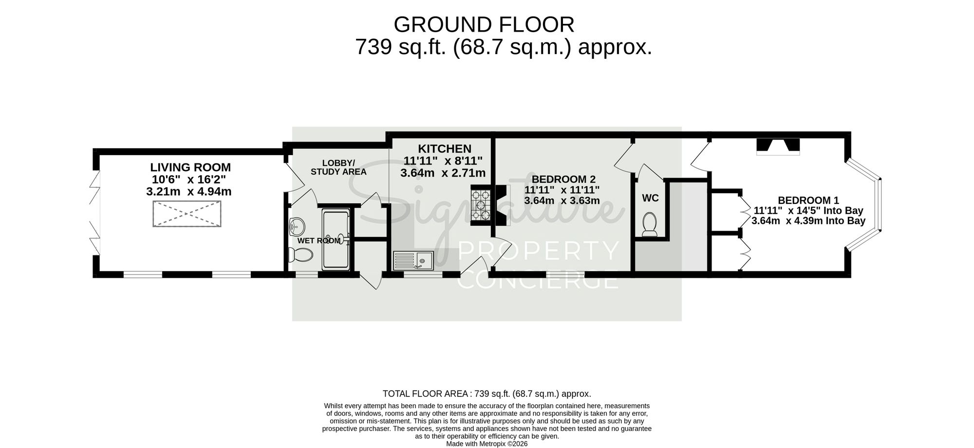 158 Gordon Road, Camberley floorplan