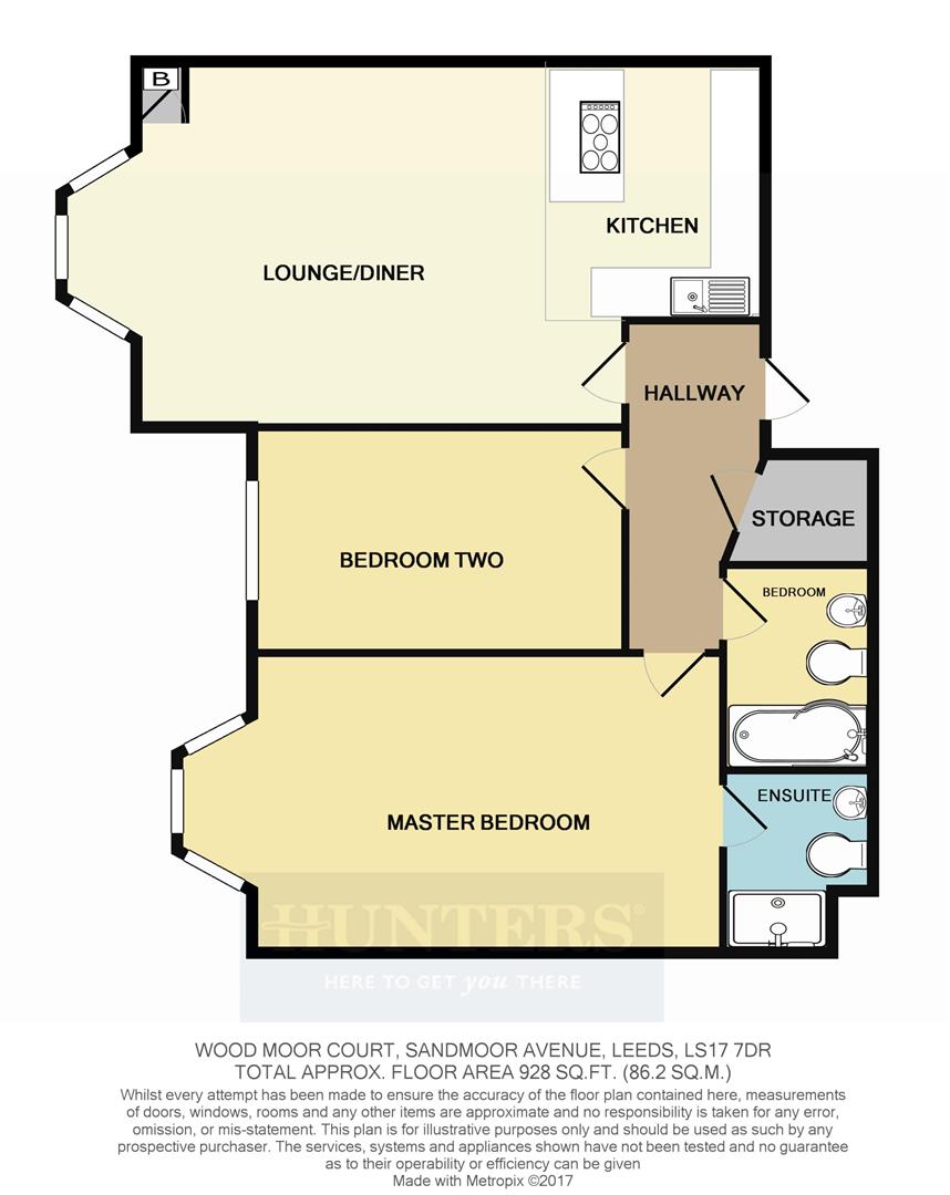 Flat 2, Wood Moor Court, Alwoodley floorplan