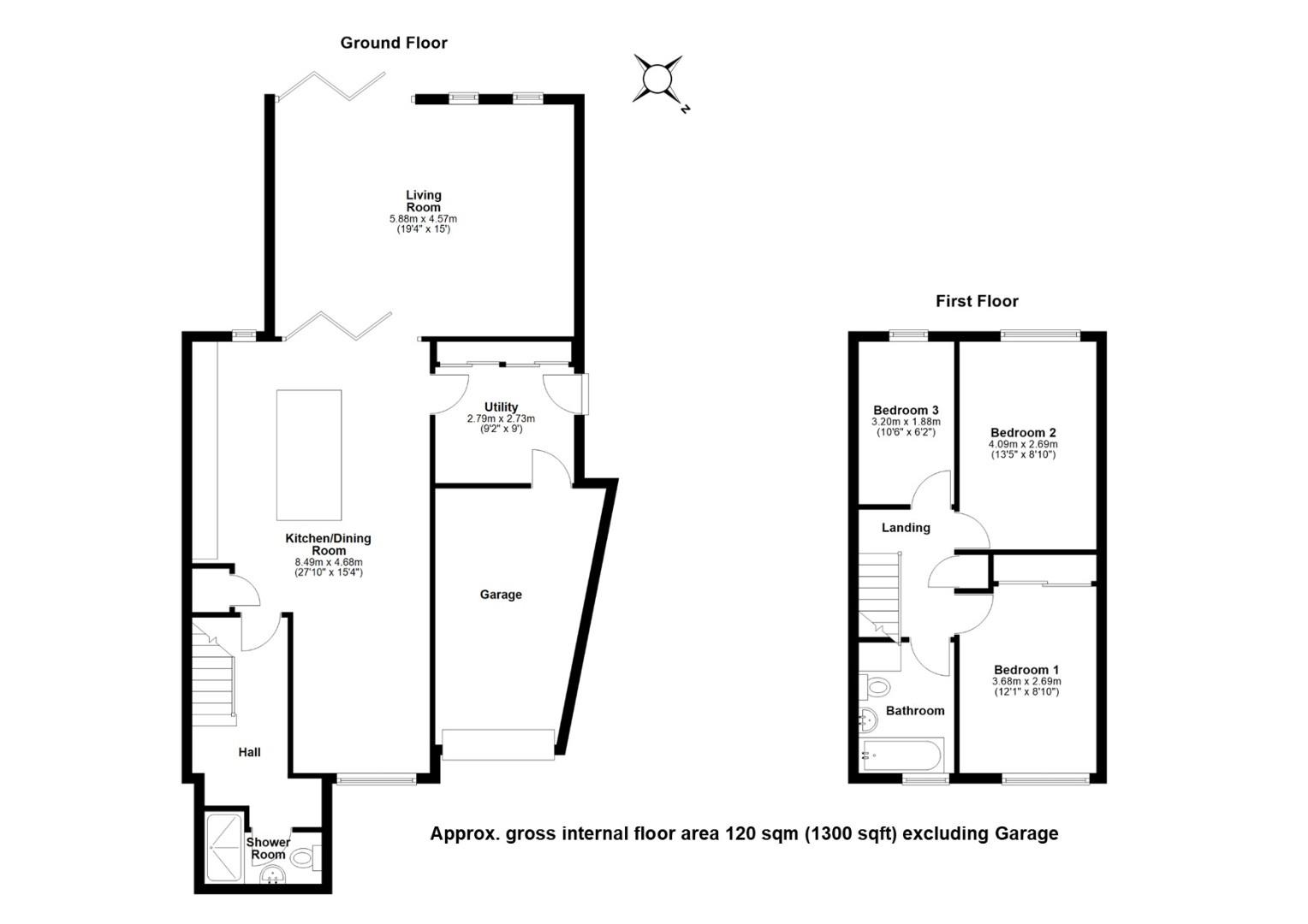 6, College Crescent, Haslingfield, Cambridge floorplan