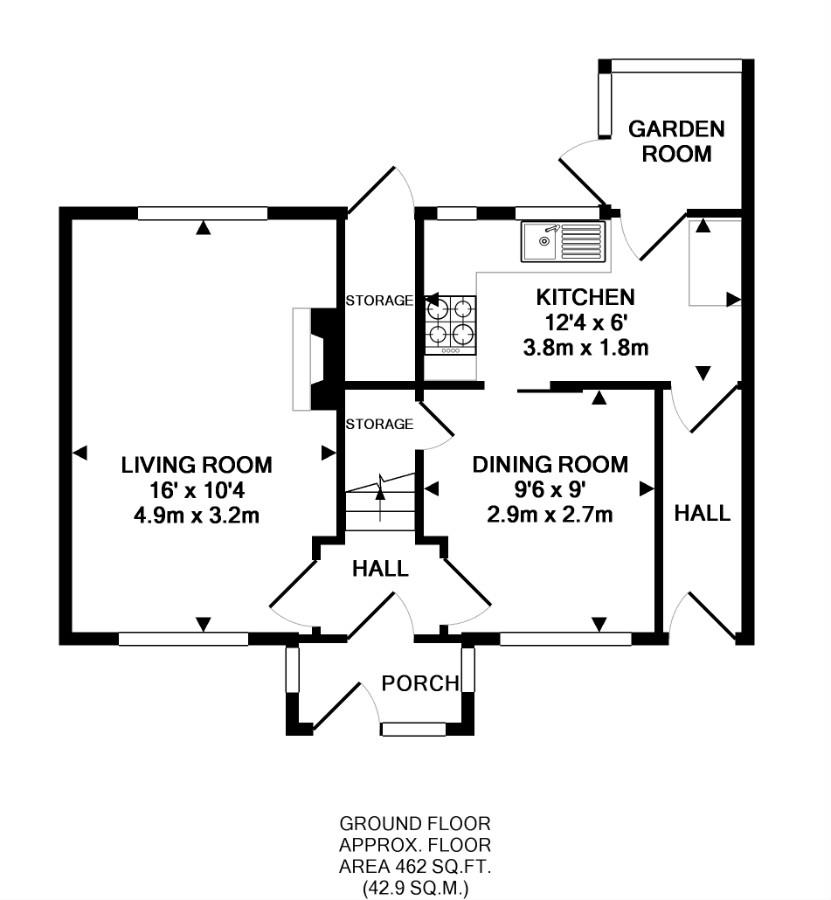 3 Bedrooms Terraced house for sale in Broomwood Gardens, Pilgrims Hatch, Brentwood CM15