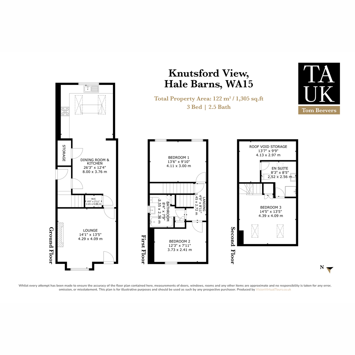 1, Knutsford View, Altrincham floorplan