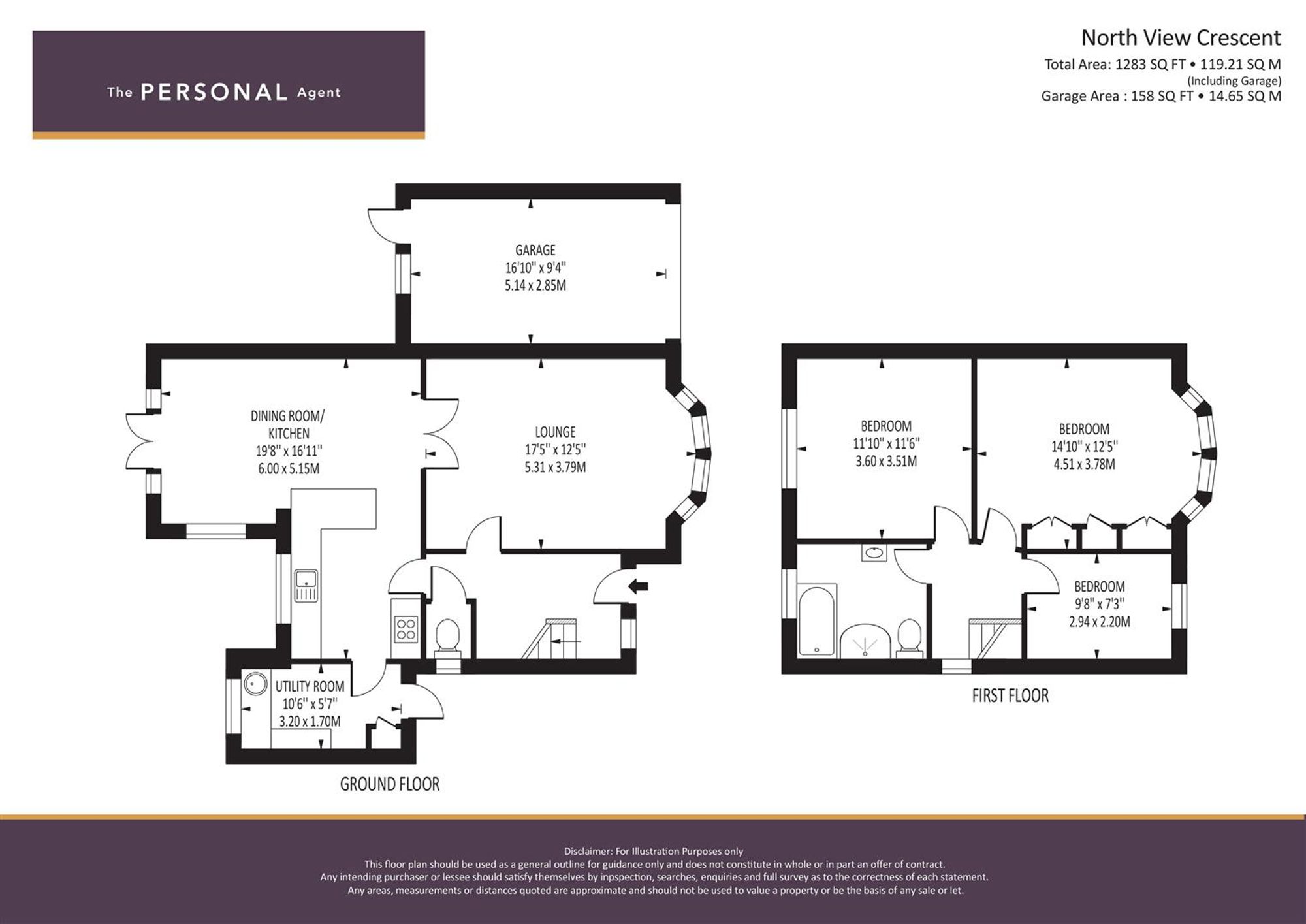 5, North View Crescent, Epsom floorplan