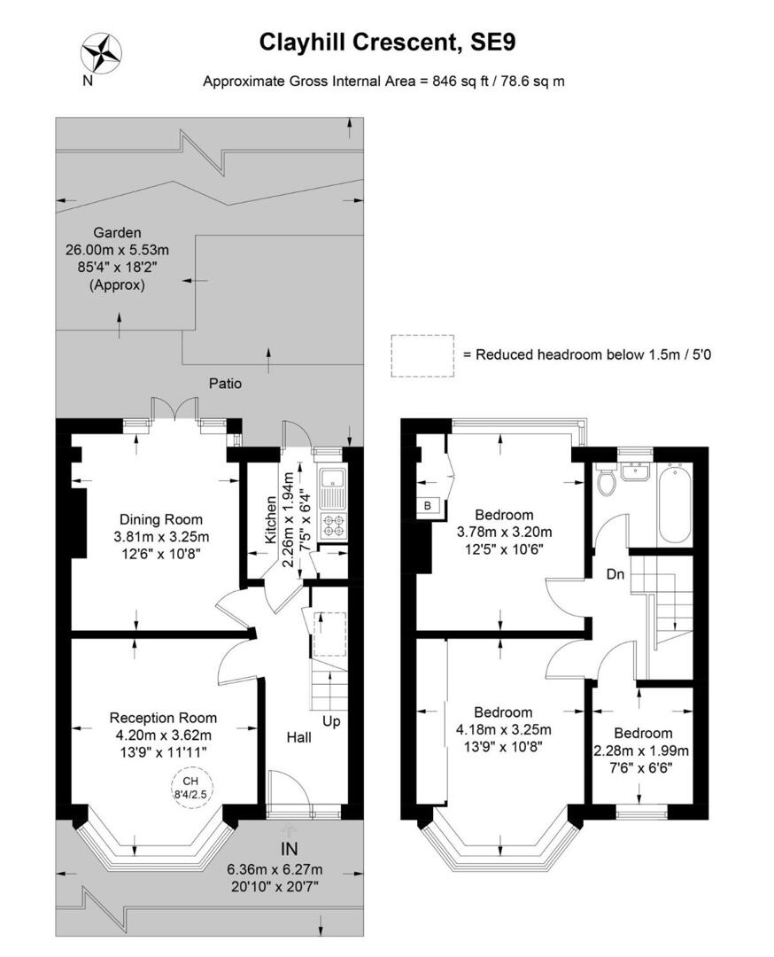 22, Clayhill Crescent, London floorplan