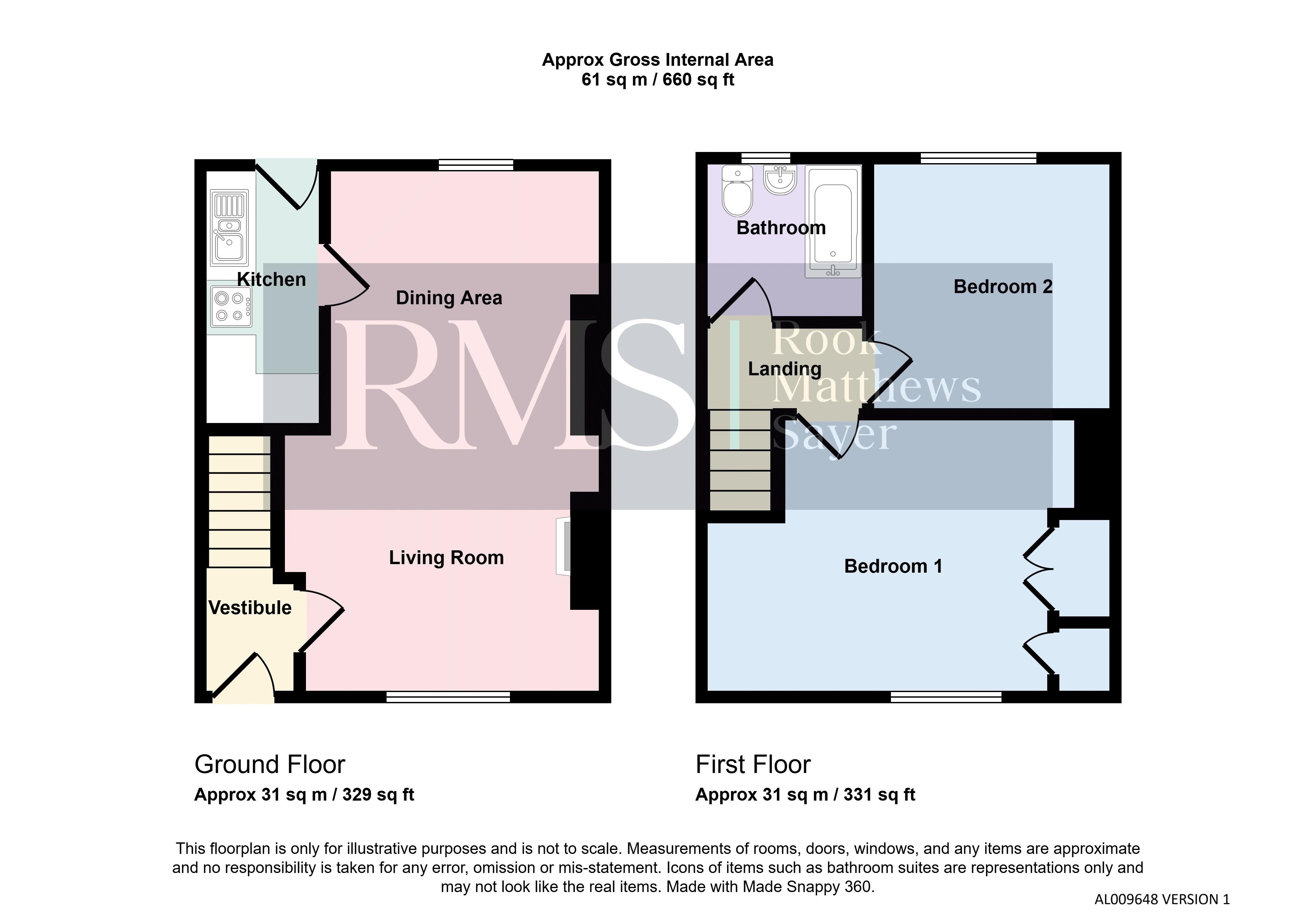 13, Broad Road, Seahouses floorplan