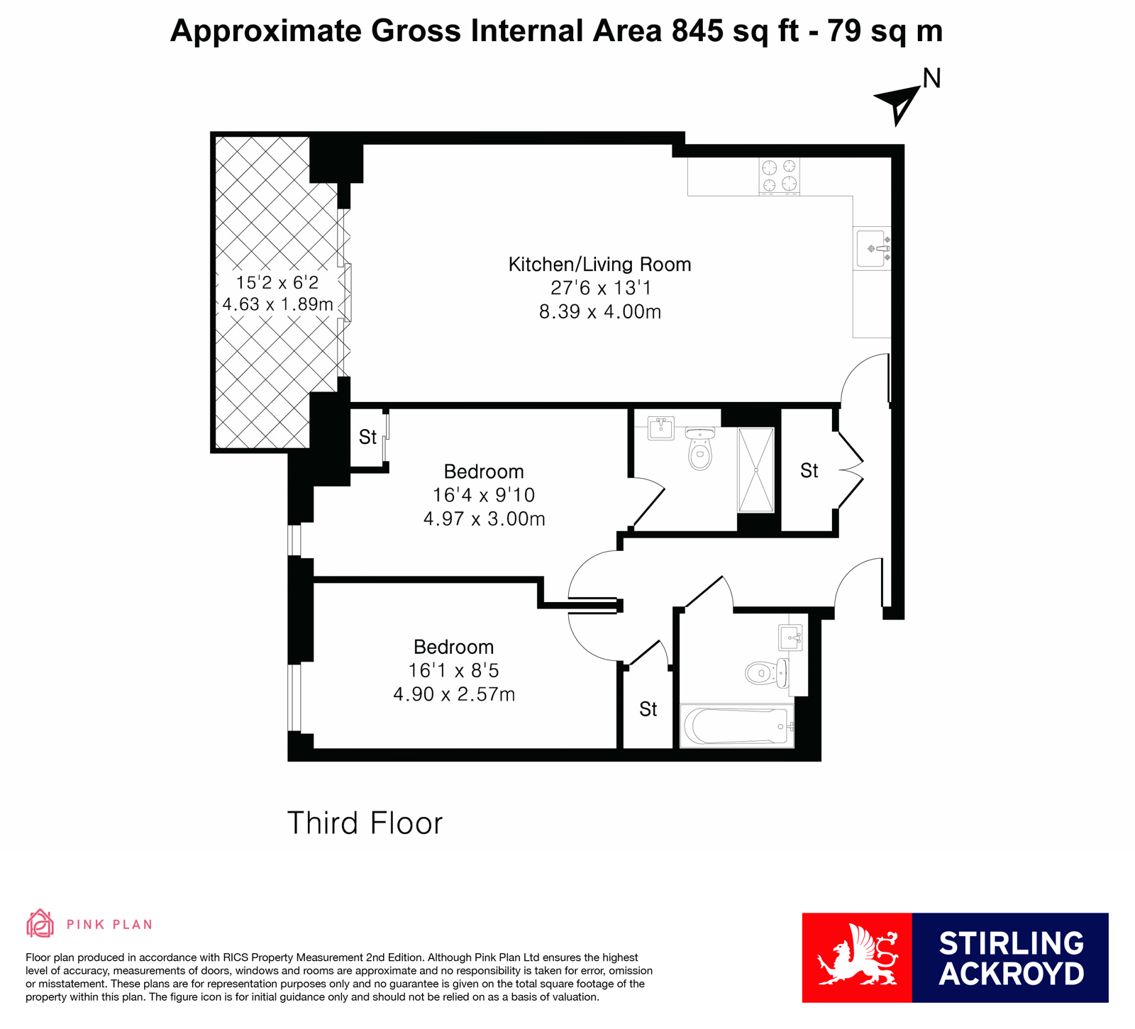 Flat 18, Kempton House, 122, High Street, Surrey floorplan