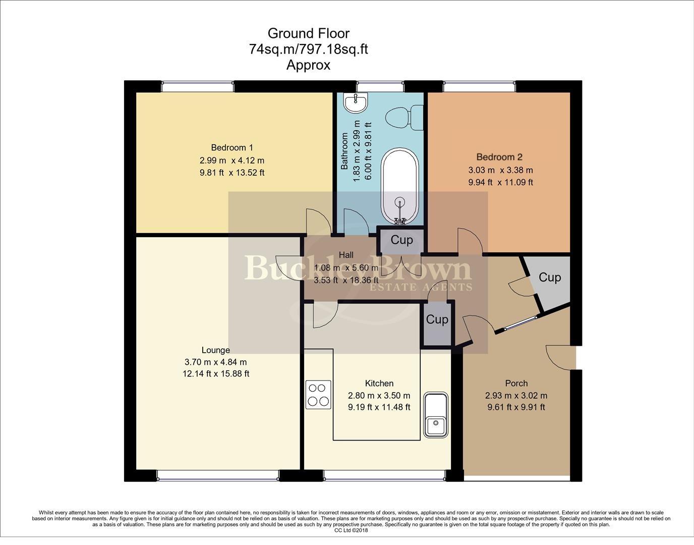 11, Faraday Court, Nottingham floorplan