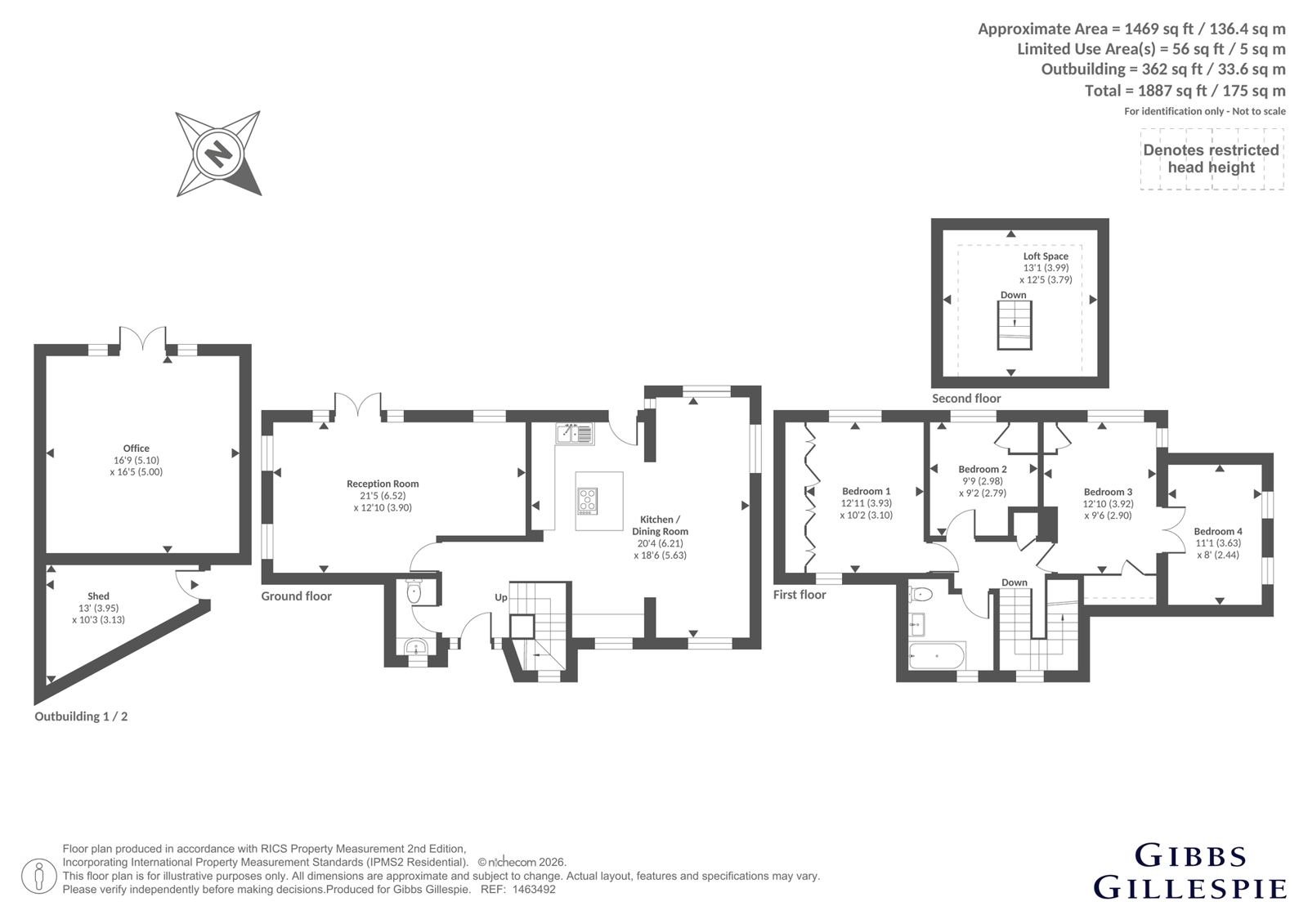 36, Denham Lane, Gerrards Cross floorplan