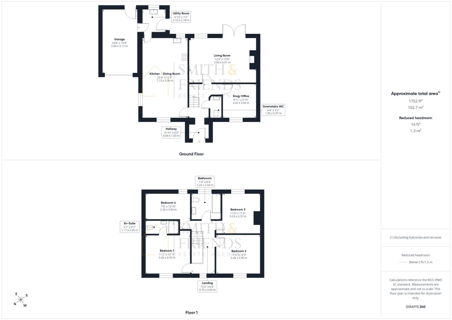 4, Keys Court, Eppleby floorplan