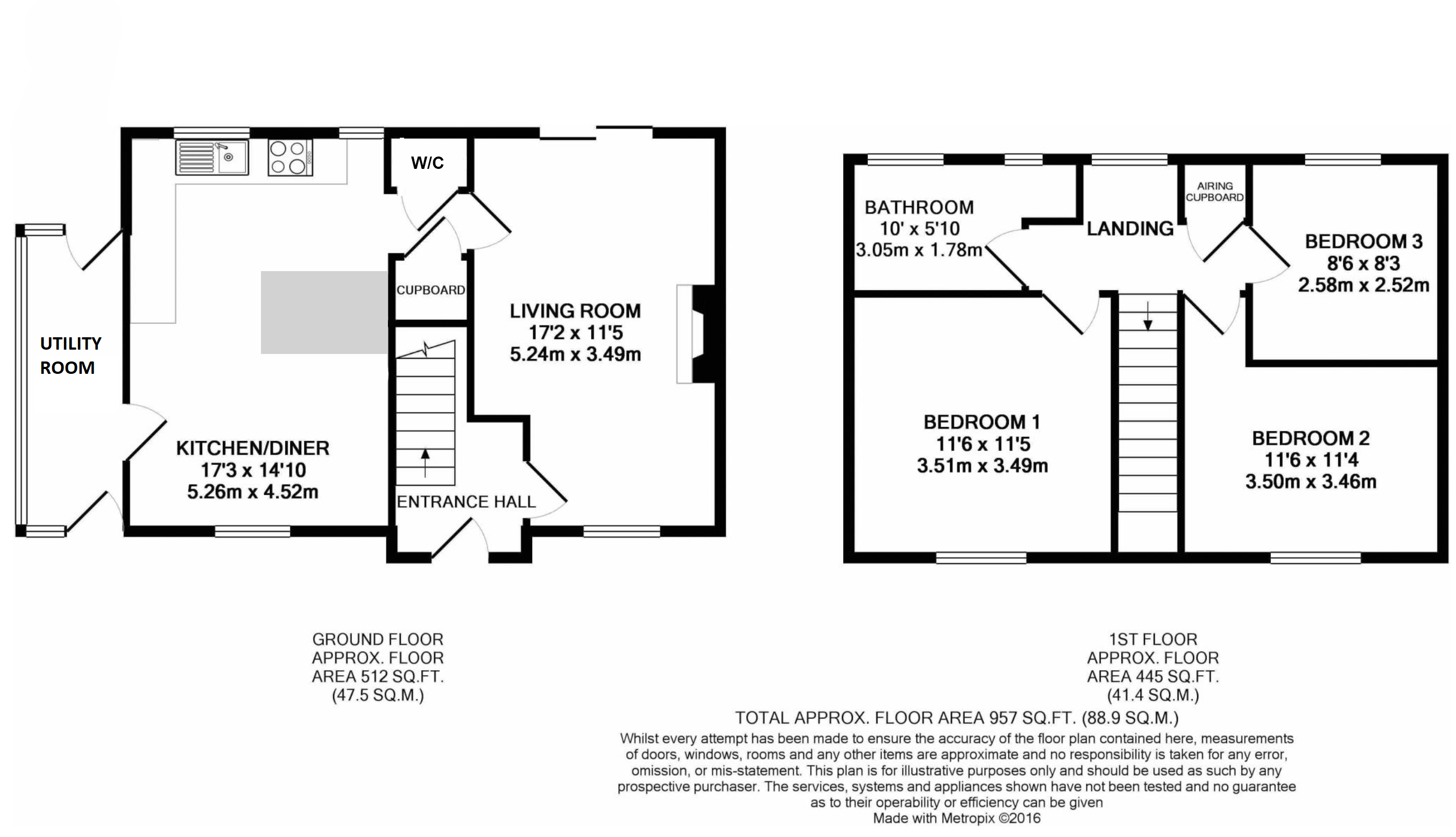 Park Close, Markyate, St. Albans, Hertfordshire AL3, 3 bedroom end