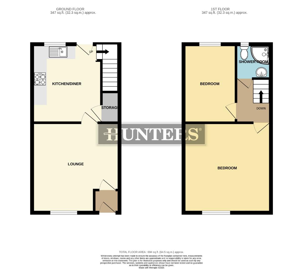 667, Hollins Road, Oldham floorplan