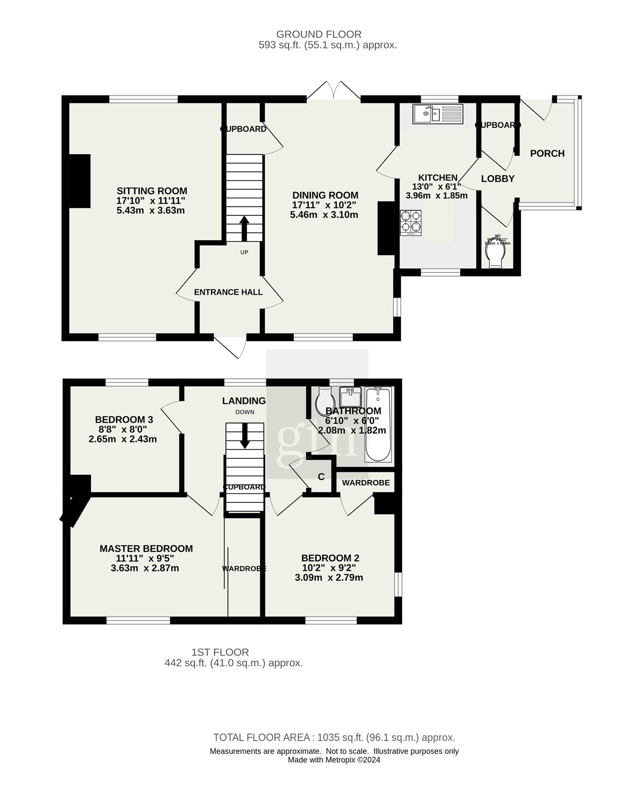 6, Springfield, Axminster floorplan