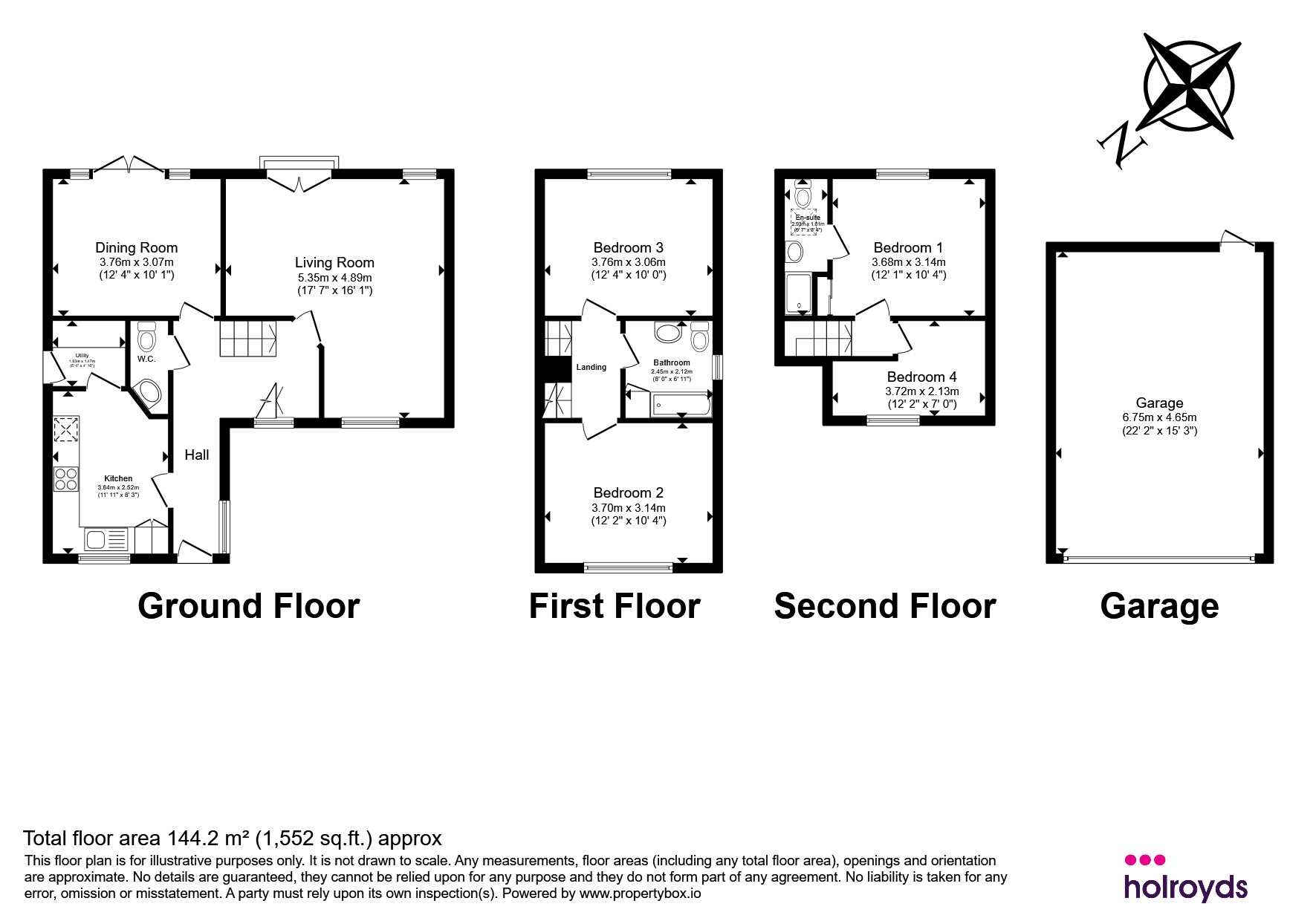 1, Elderberry Close, Keighley floorplan