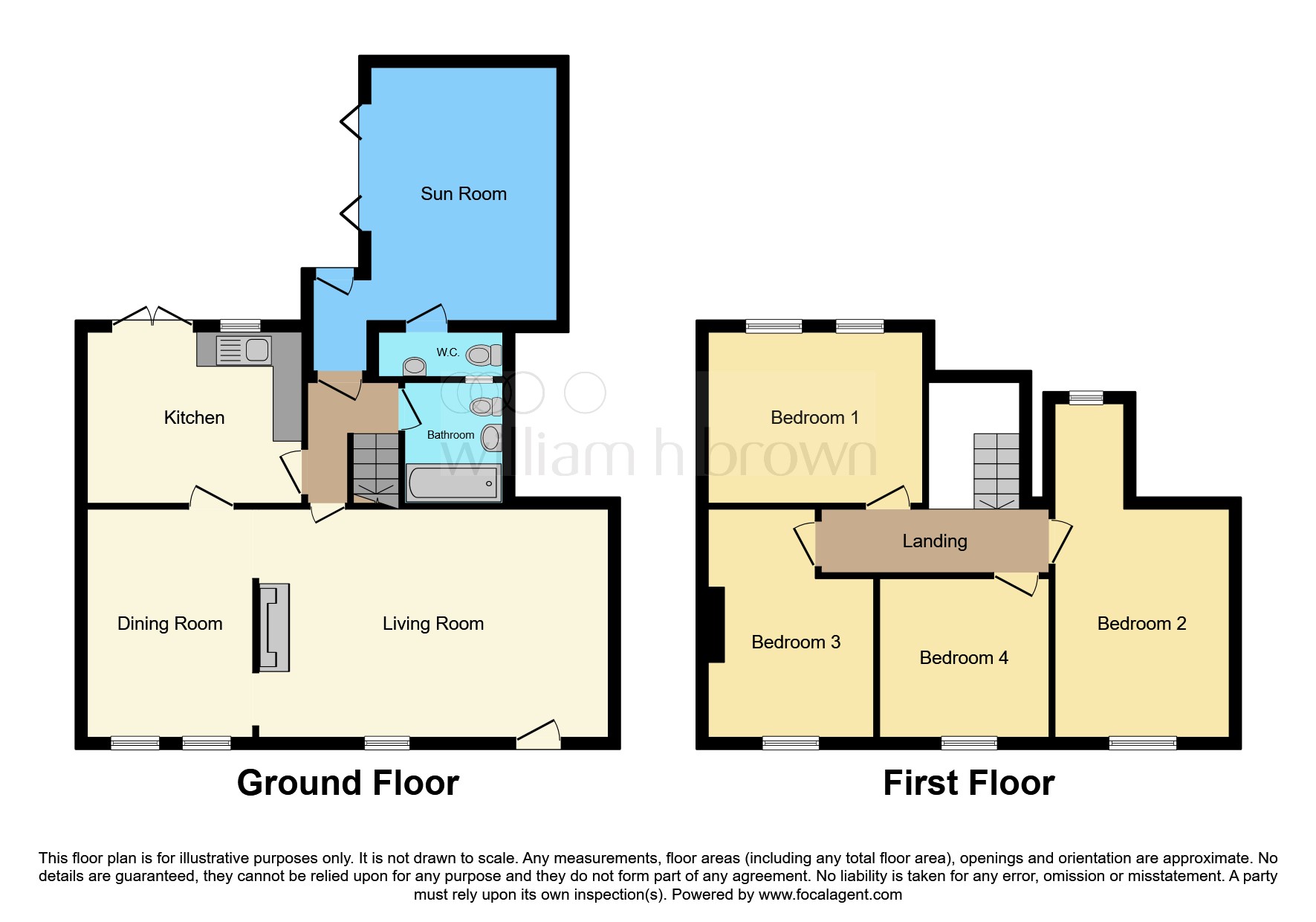 The Cottages, 4-5, High Corner, Woodbridge floorplan