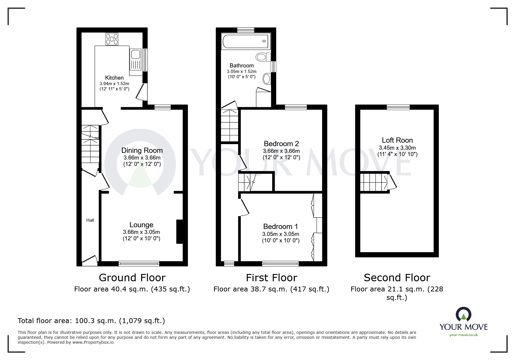 76, West Terrace, Nottingham floorplan