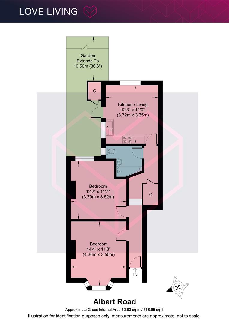 152, Albert Road, London floorplan