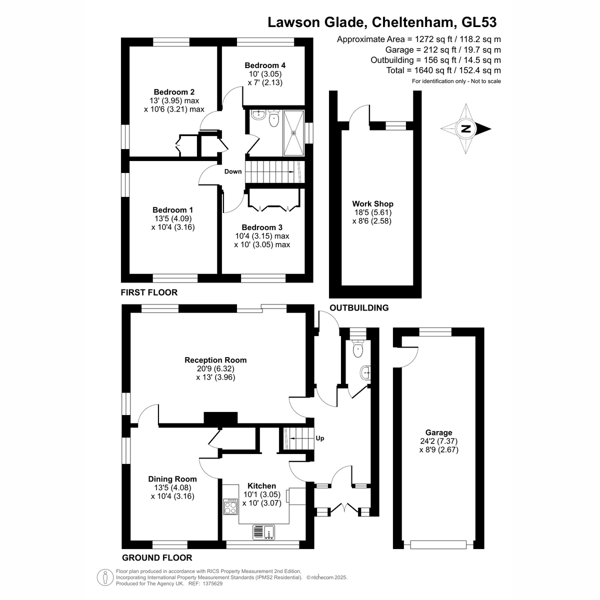 1, Lawson Glade, Cheltenham floorplan