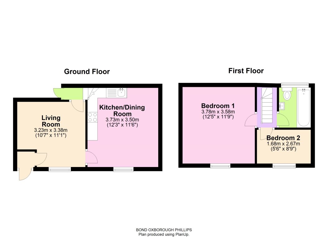 Castle Street, Great Torrington, Devon EX38, 2 bedroom terraced house