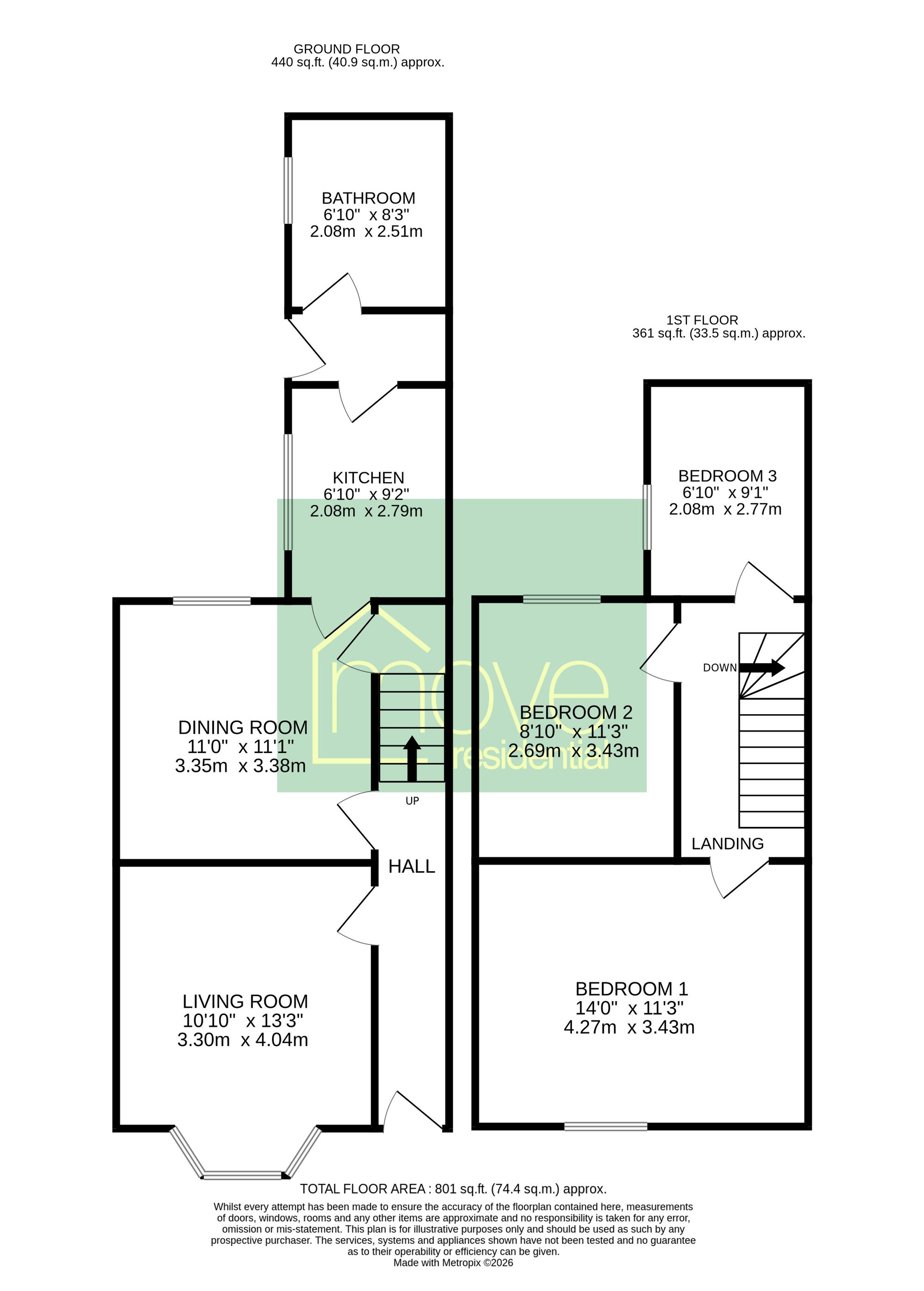 80 Windermere Street, Liverpool floorplan
