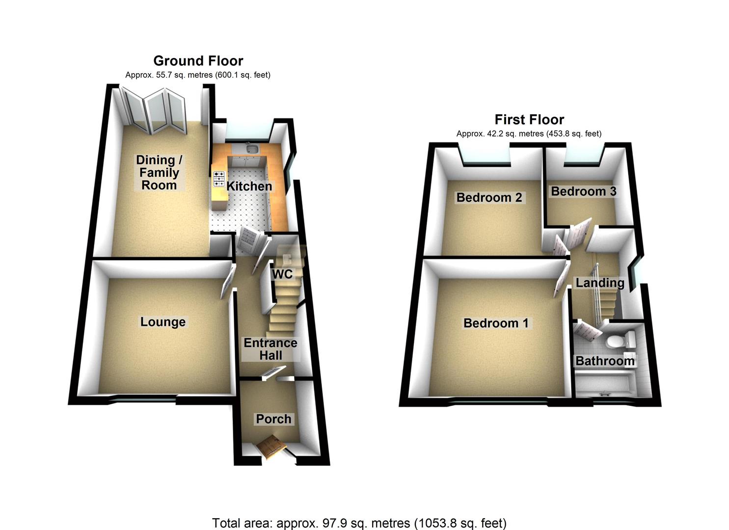 3 Bedrooms Semi-detached house to rent in Cannon Lane, Luton LU2