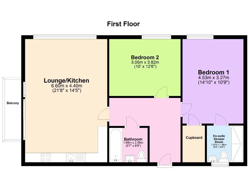 5, Robin Road, Ashford floorplan