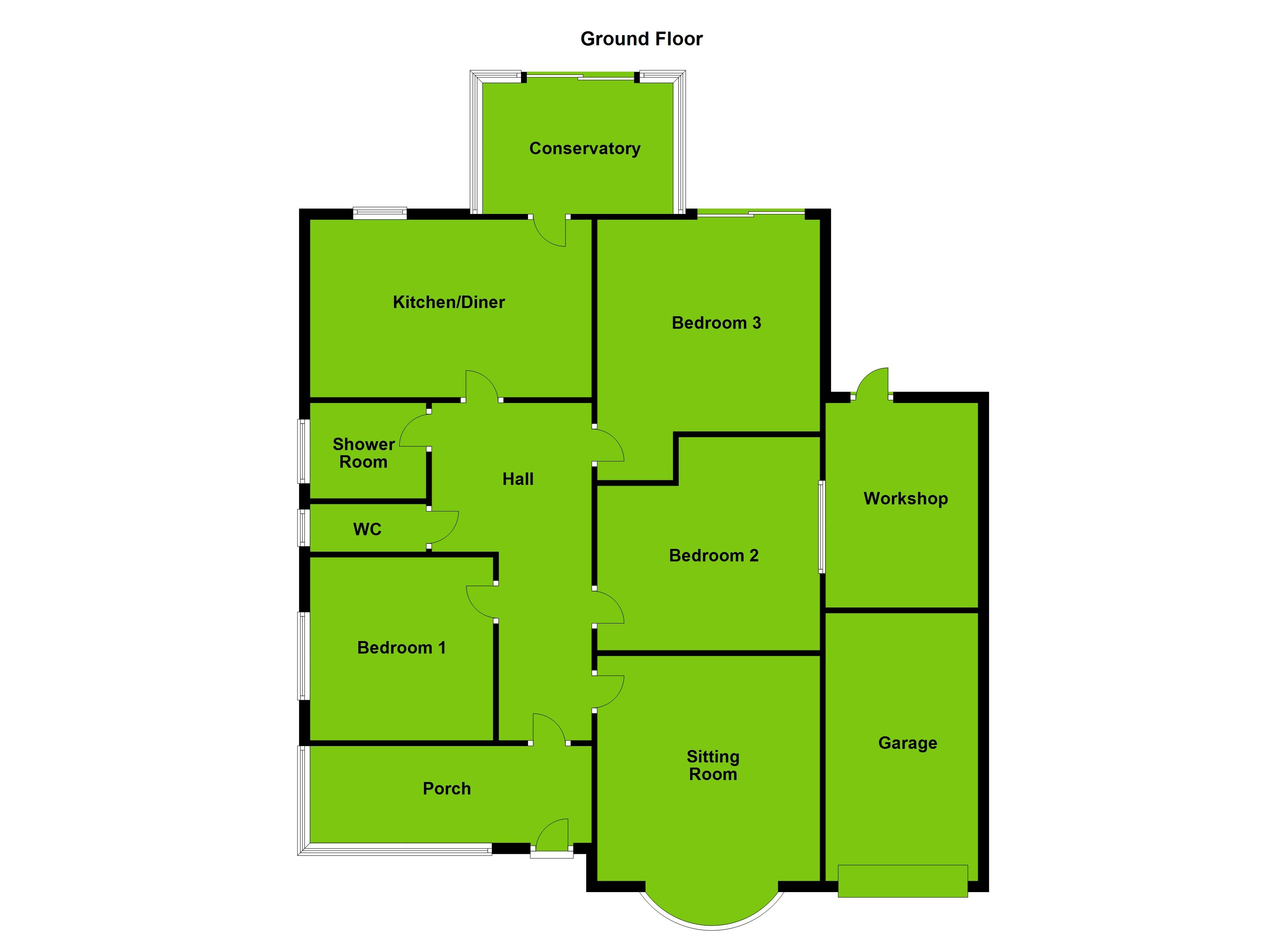 Laura Grove, Paignton TQ3, 3 bedroom bungalow for sale 64051512