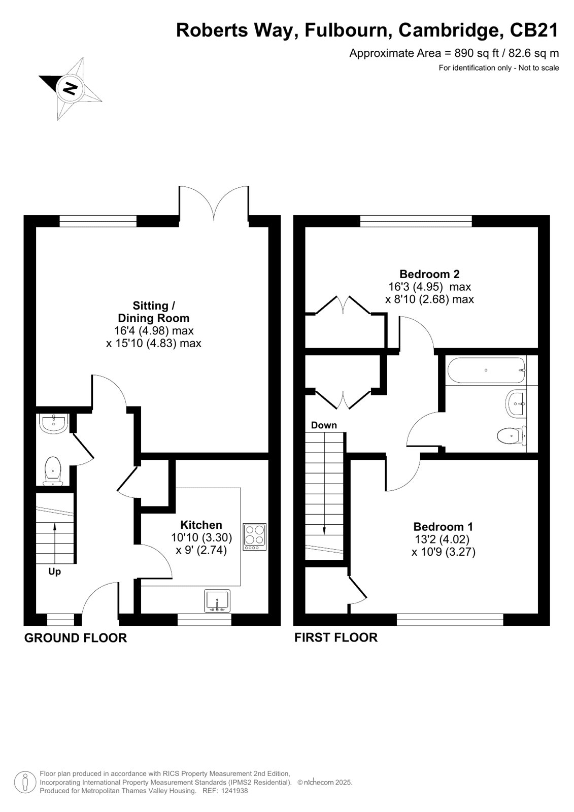 MTVH OR, 19, Roberts Way, Cambridge floorplan