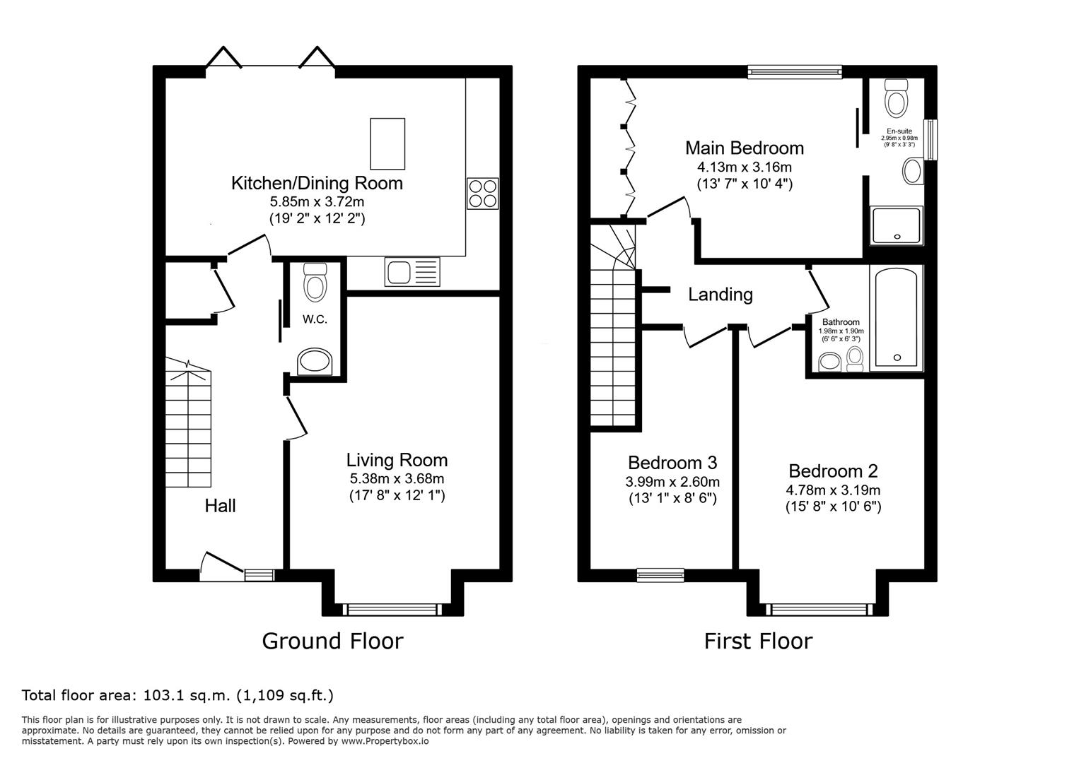 8, Delfont Grove, Littlehampton floorplan