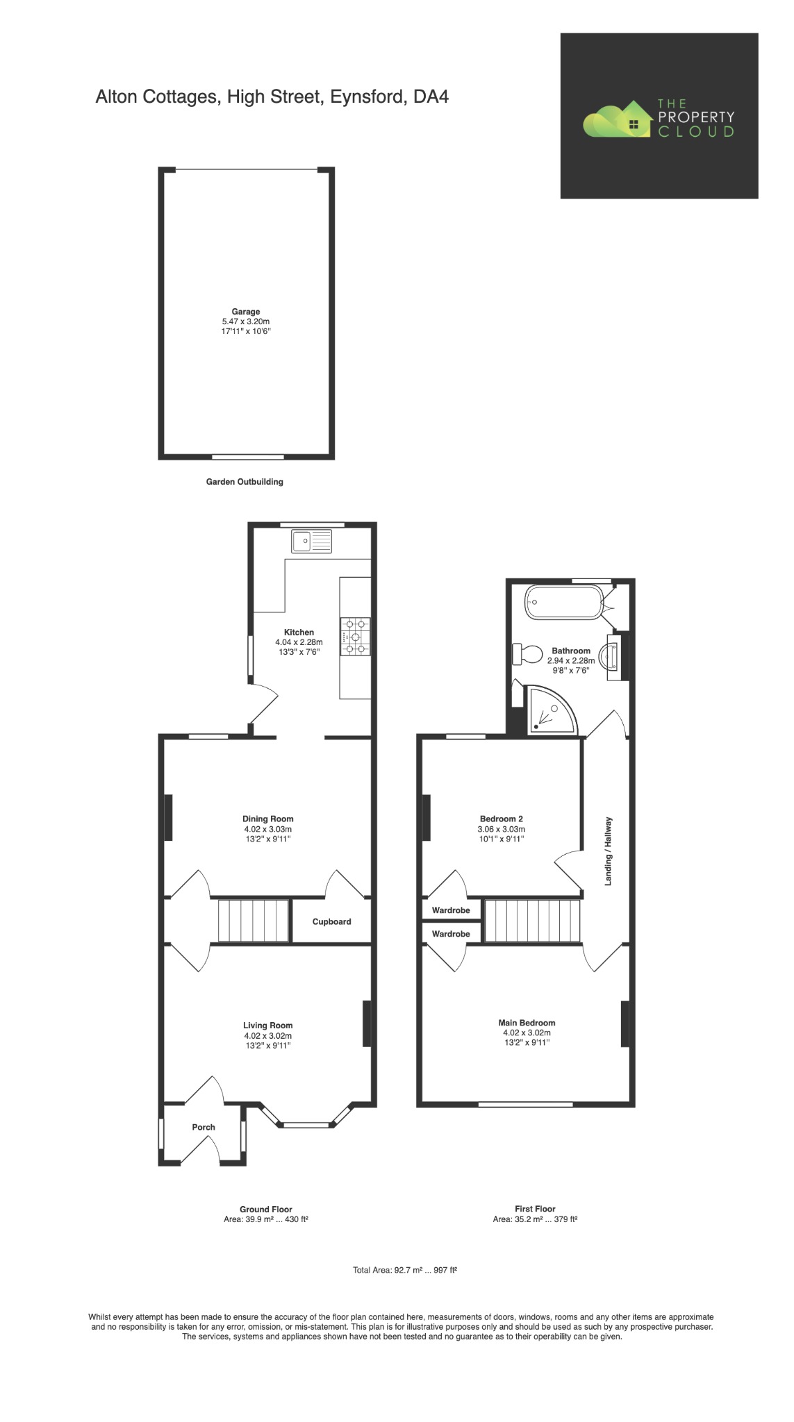 8 Alton Cottages, High Street, Dartford floorplan