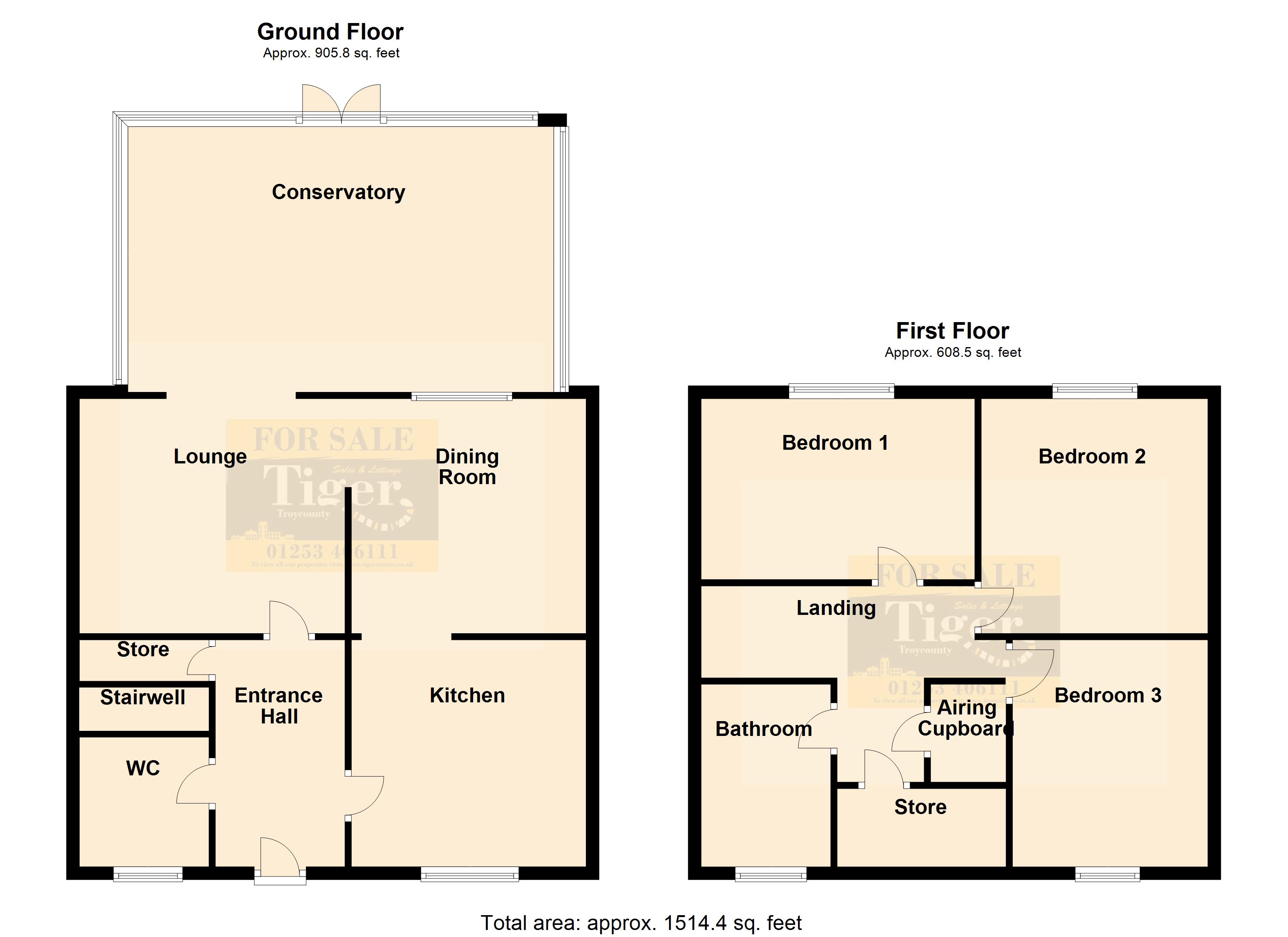 Tag Croft, Ingol, Preston PR2, 3 bedroom terraced house for sale