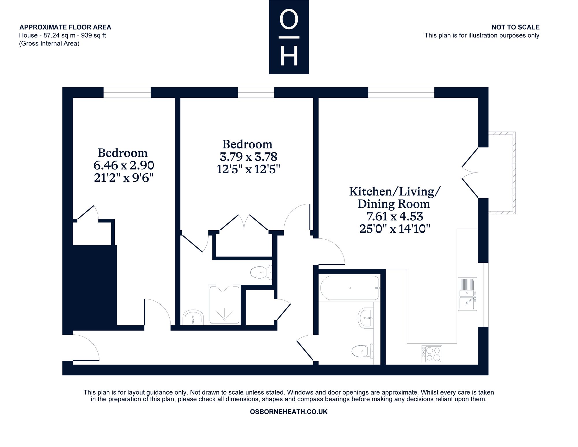 Flat 4, Fairways House London Road, Ascot floorplan