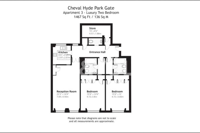 2 Bedrooms Flat to rent in Hyde Park Gate, London SW7