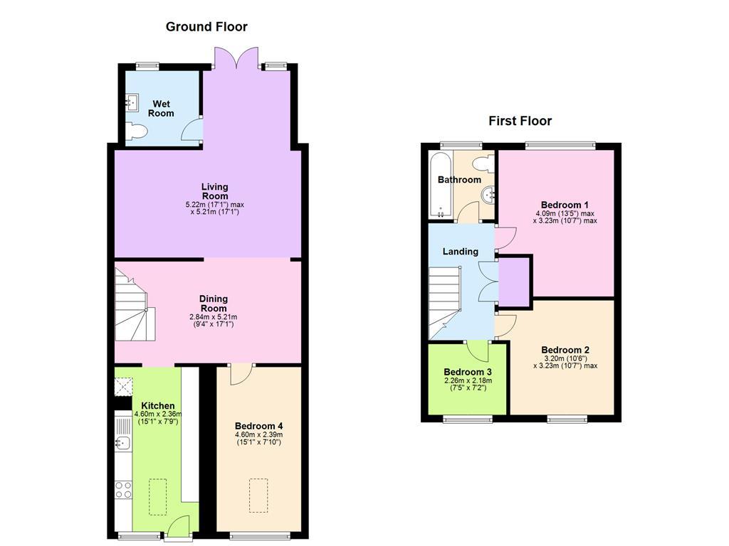 4 Bedrooms Terraced house for sale in Windsor Close, Eynesbury, St. Neots PE19