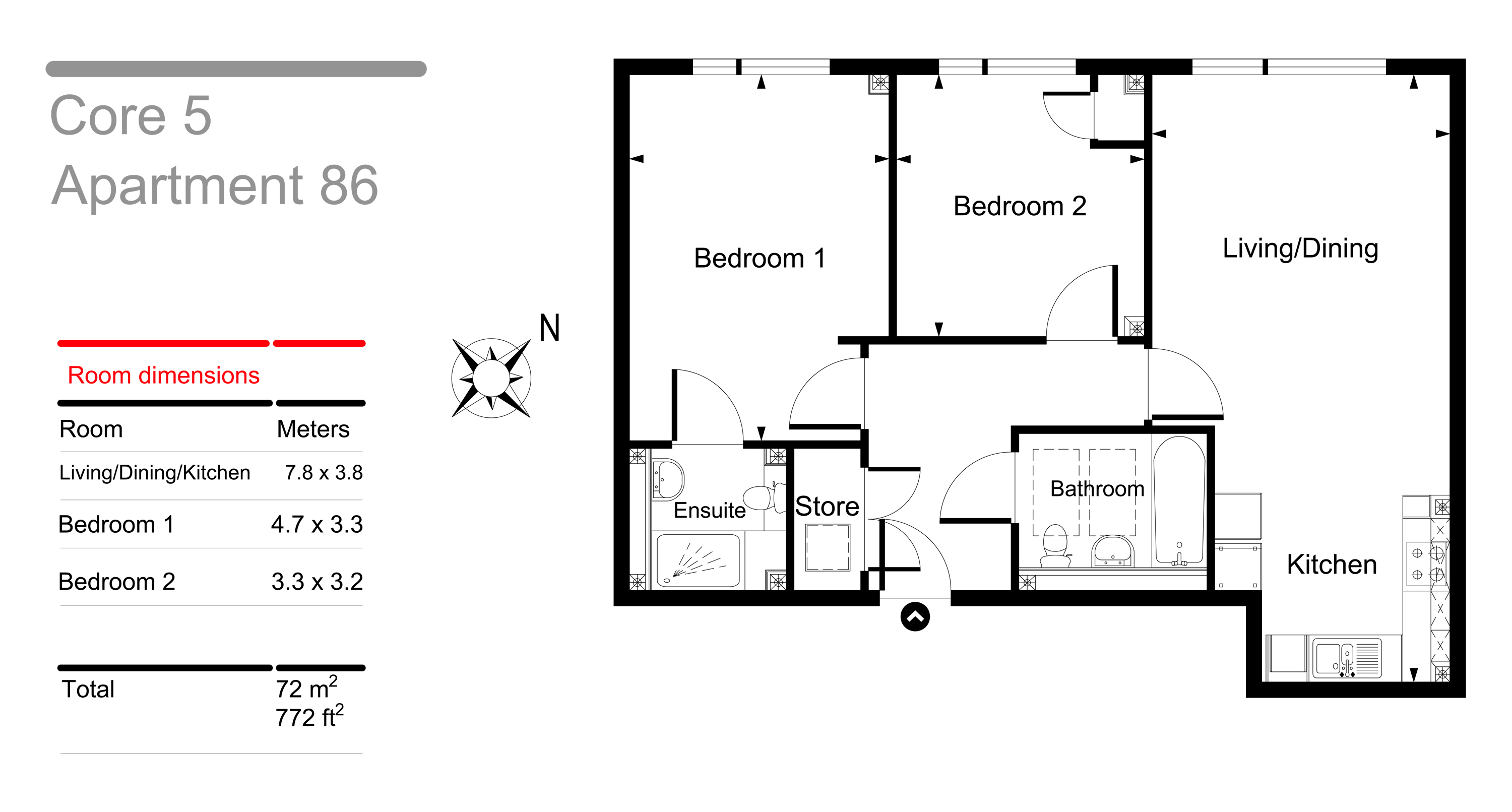 2 Bedrooms Flat to rent in Town Lane, Staines TW19