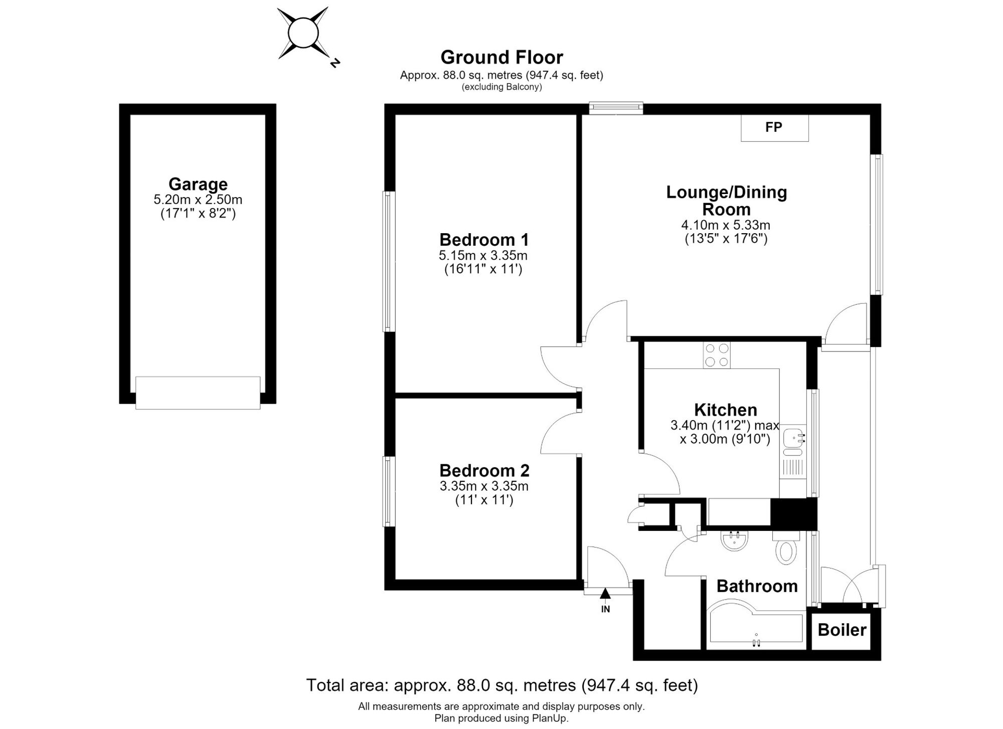 1 Brunswick Court Brunswick Drive, Harrogate floorplan