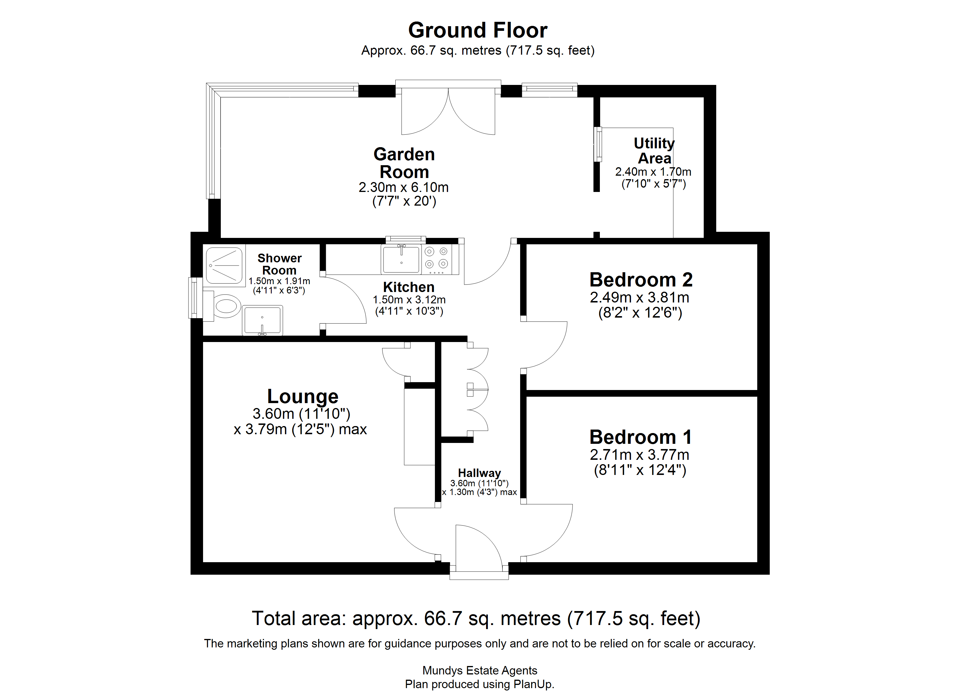 Field Cottage, 8, Rasen Road, Market Rasen floorplan