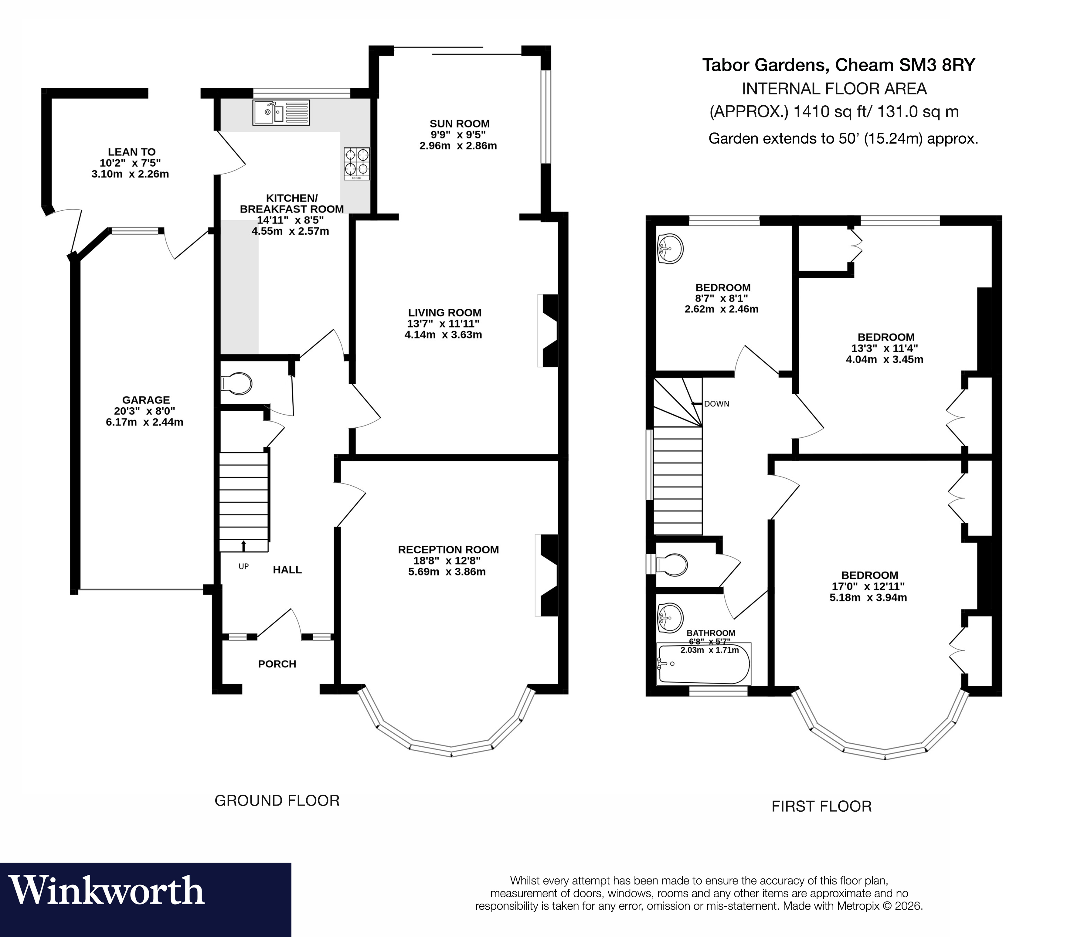 30, Tabor Gardens, Sutton floorplan