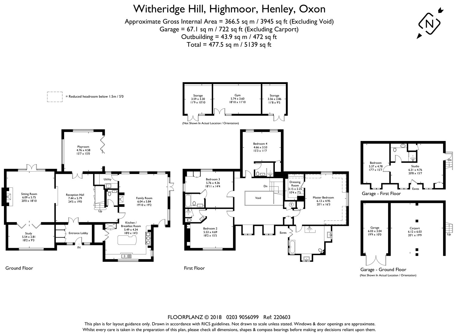 5 Bedrooms Detached house for sale in Witheridge Hill, Highmoor, Henley-On-Thames, Oxfordshire RG9