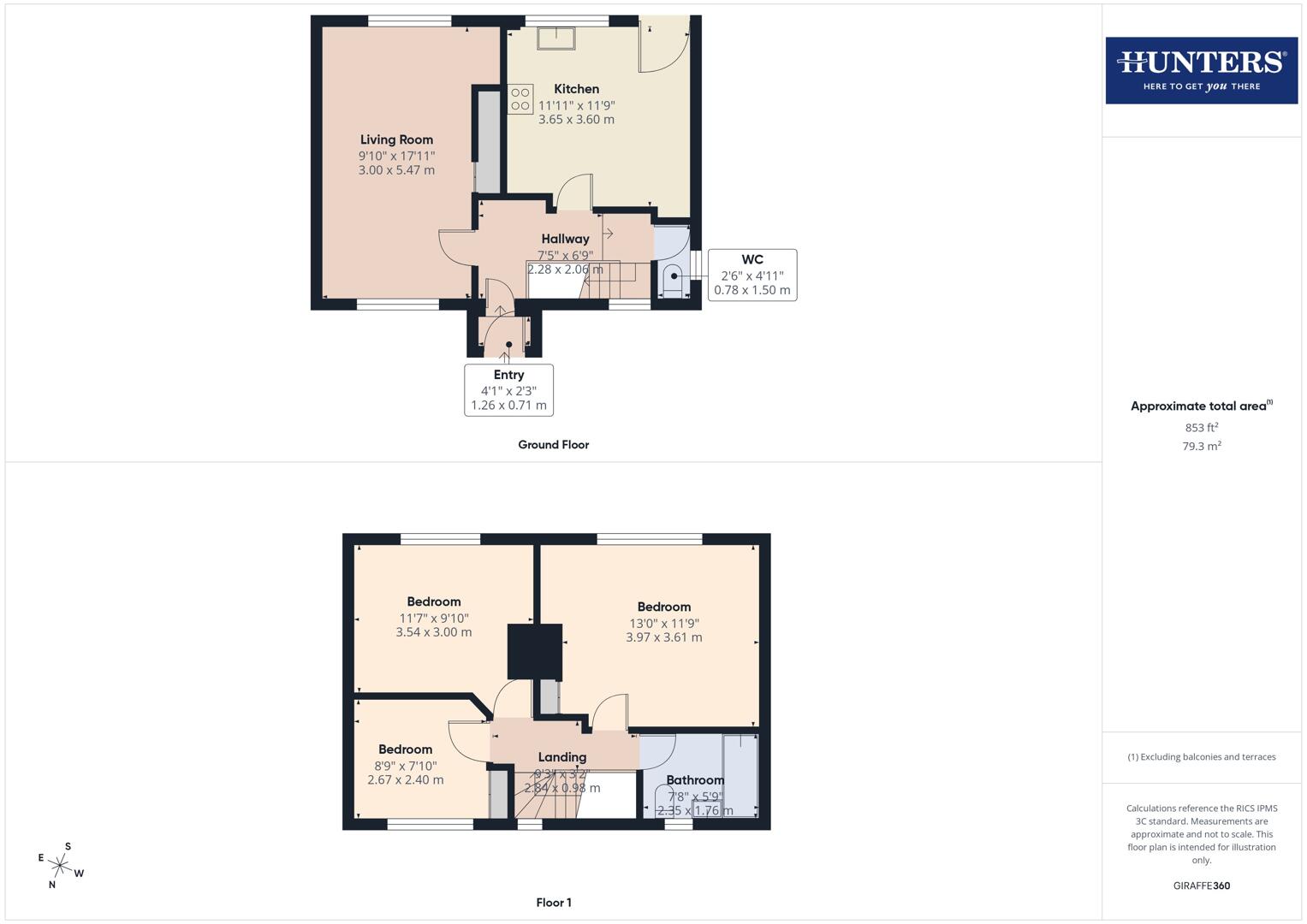 2, Middle Lane, Scarborough floorplan
