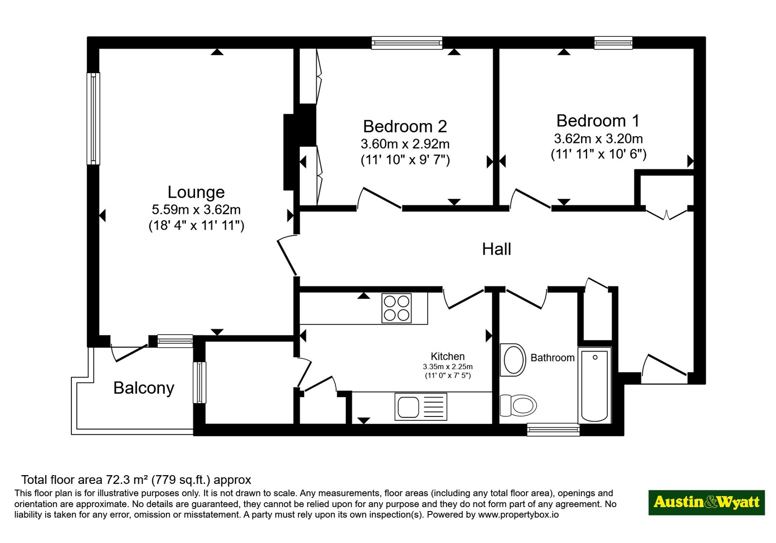 168, Kendal Avenue, Hampshire floorplan
