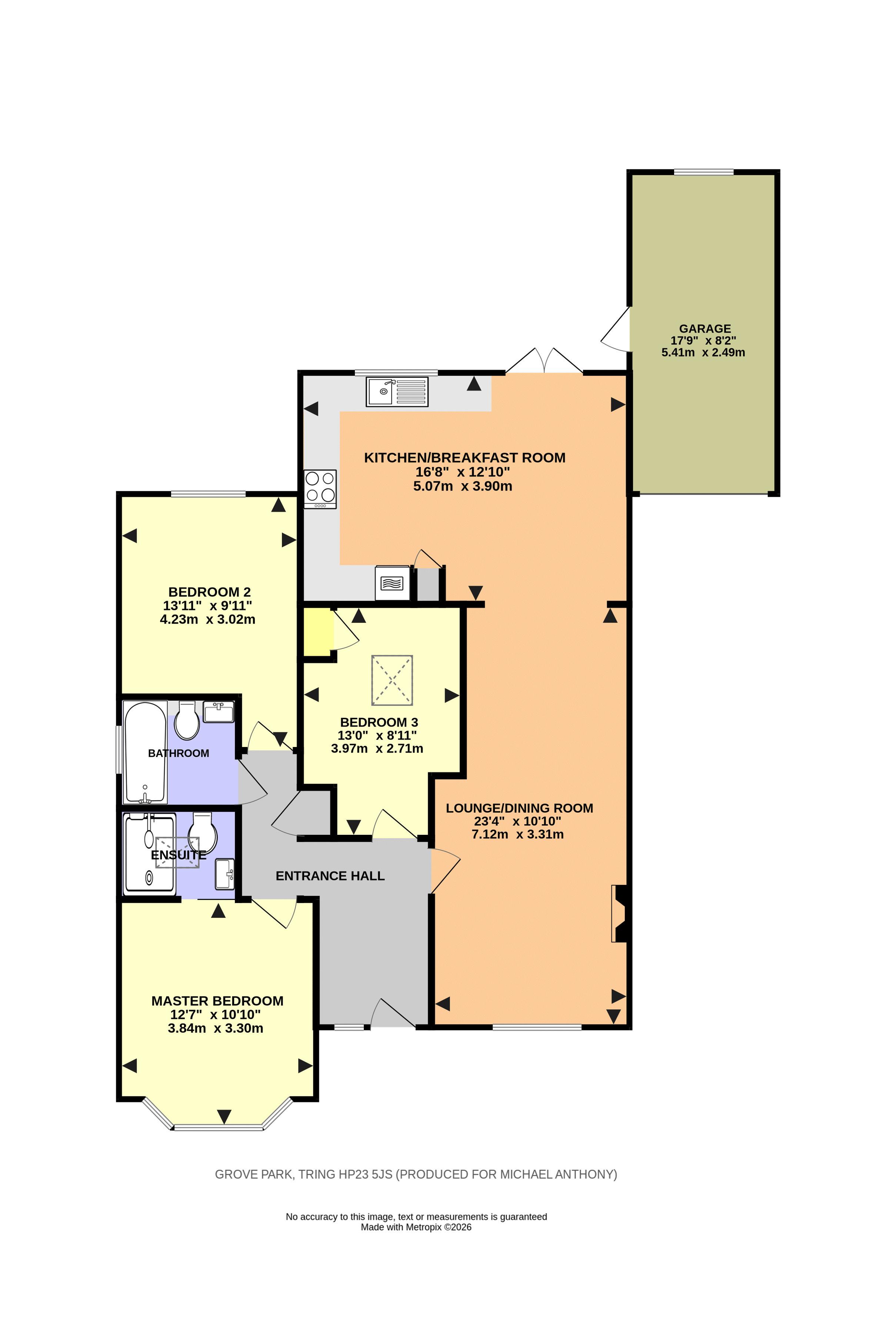 Grove Park, Tring floorplan