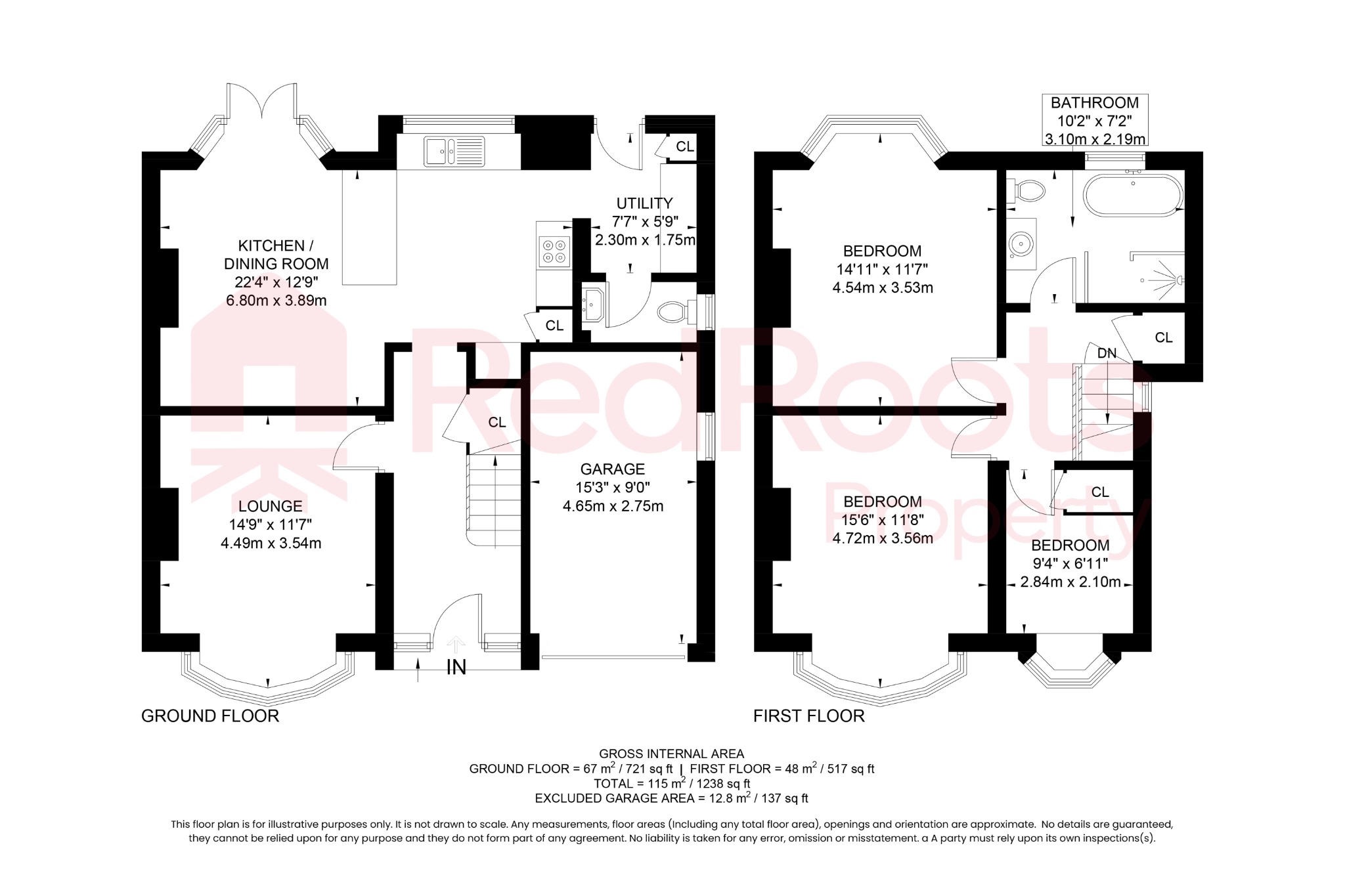 Doncaster, South Yorkshire floorplan