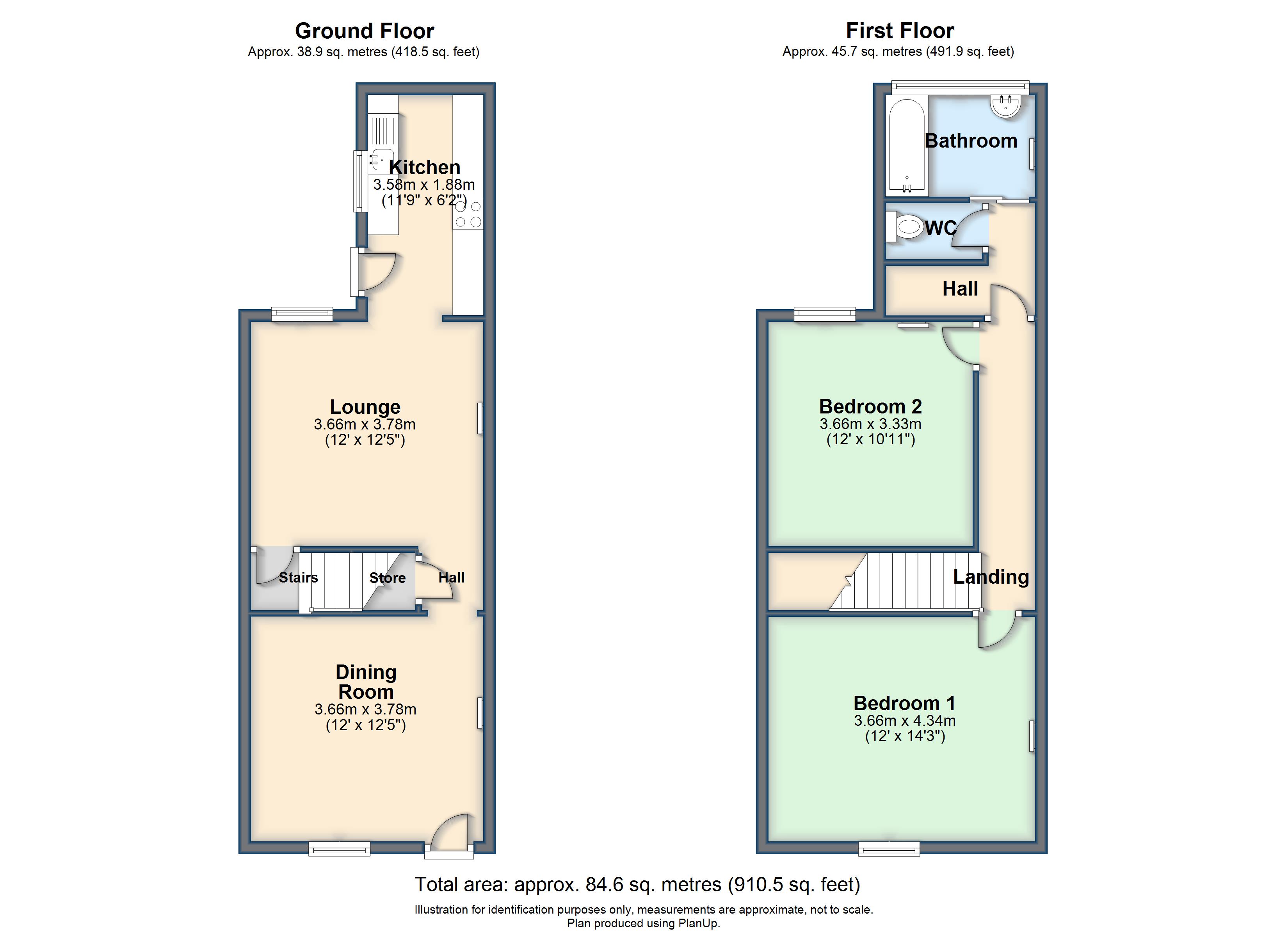 2 Bedrooms Terraced house for sale in King Street, Burton-On-Trent DE14